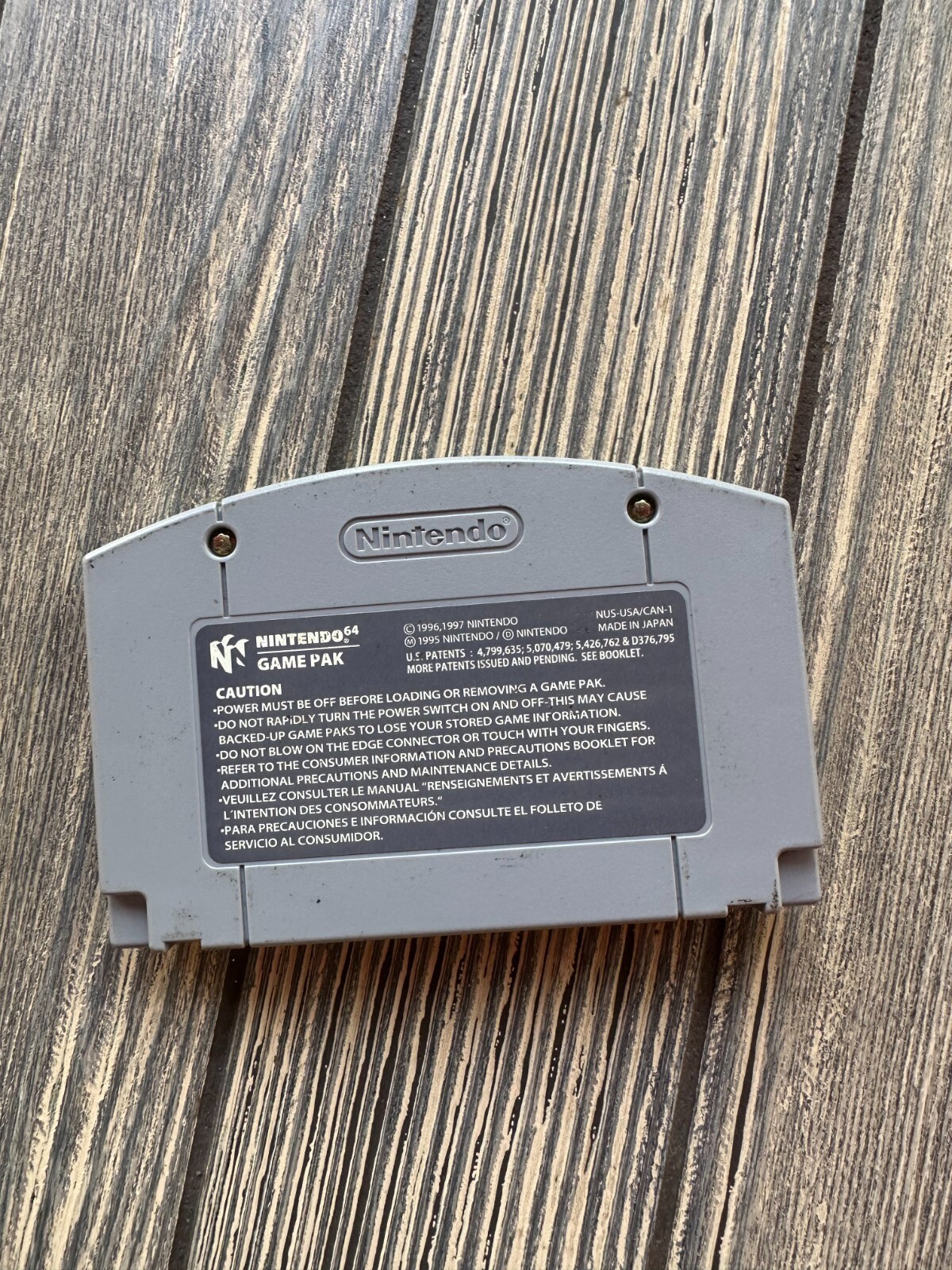 Kobe Bryant in NBA Courtside Nintendo 64 N64 Cartridge ONLY Model# NUS-006