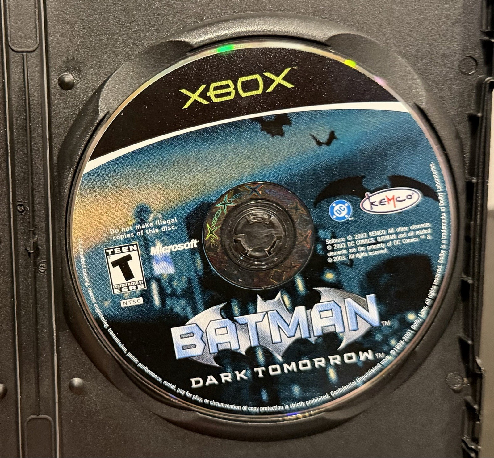 Batman Dark Tomorrow Microsoft Xbox *Clean Disc* With Warranty