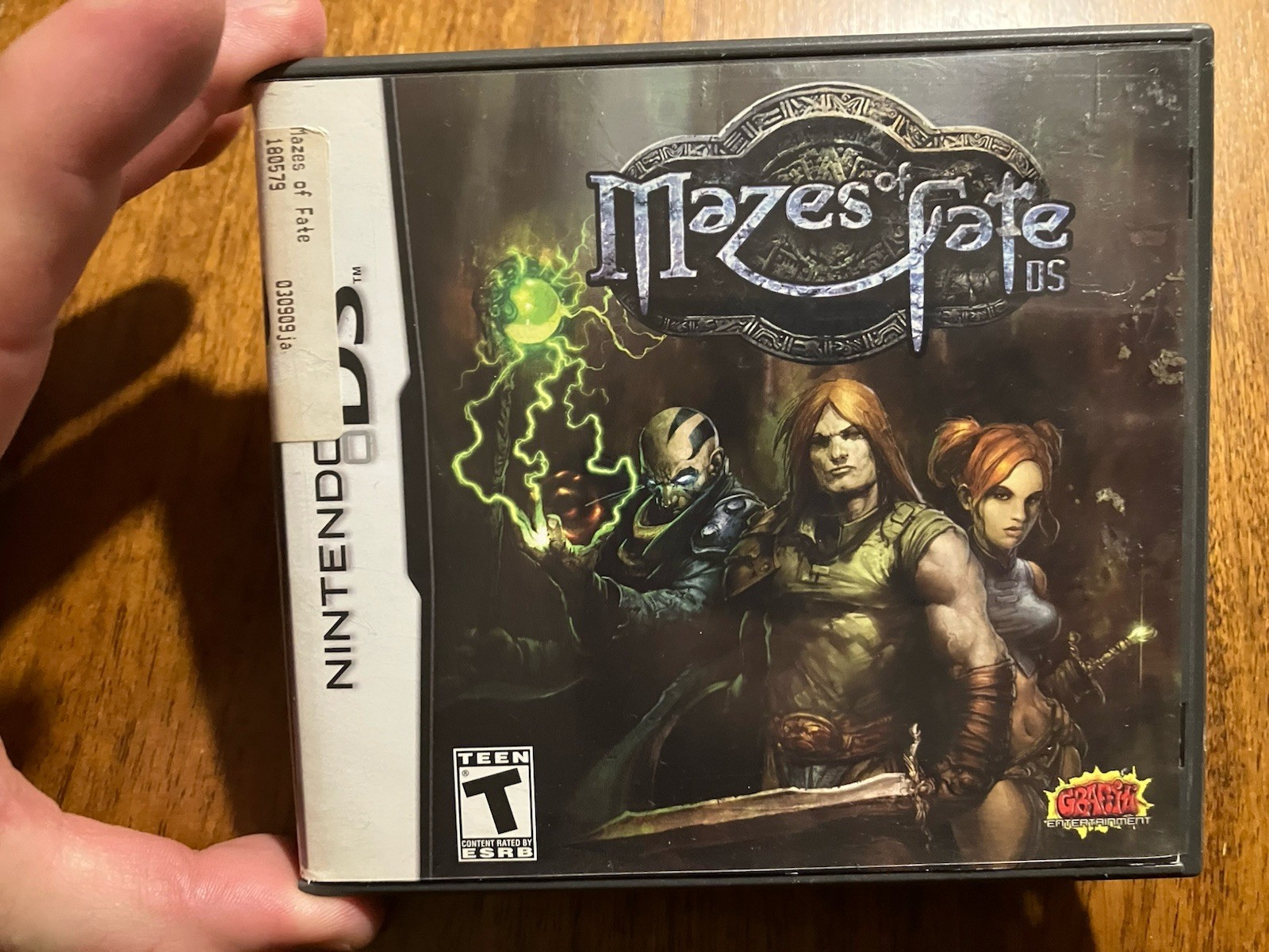 Mazes of Fate DS (Nintendo DS, 2008) Tested Graffiti Entertainment No Manual