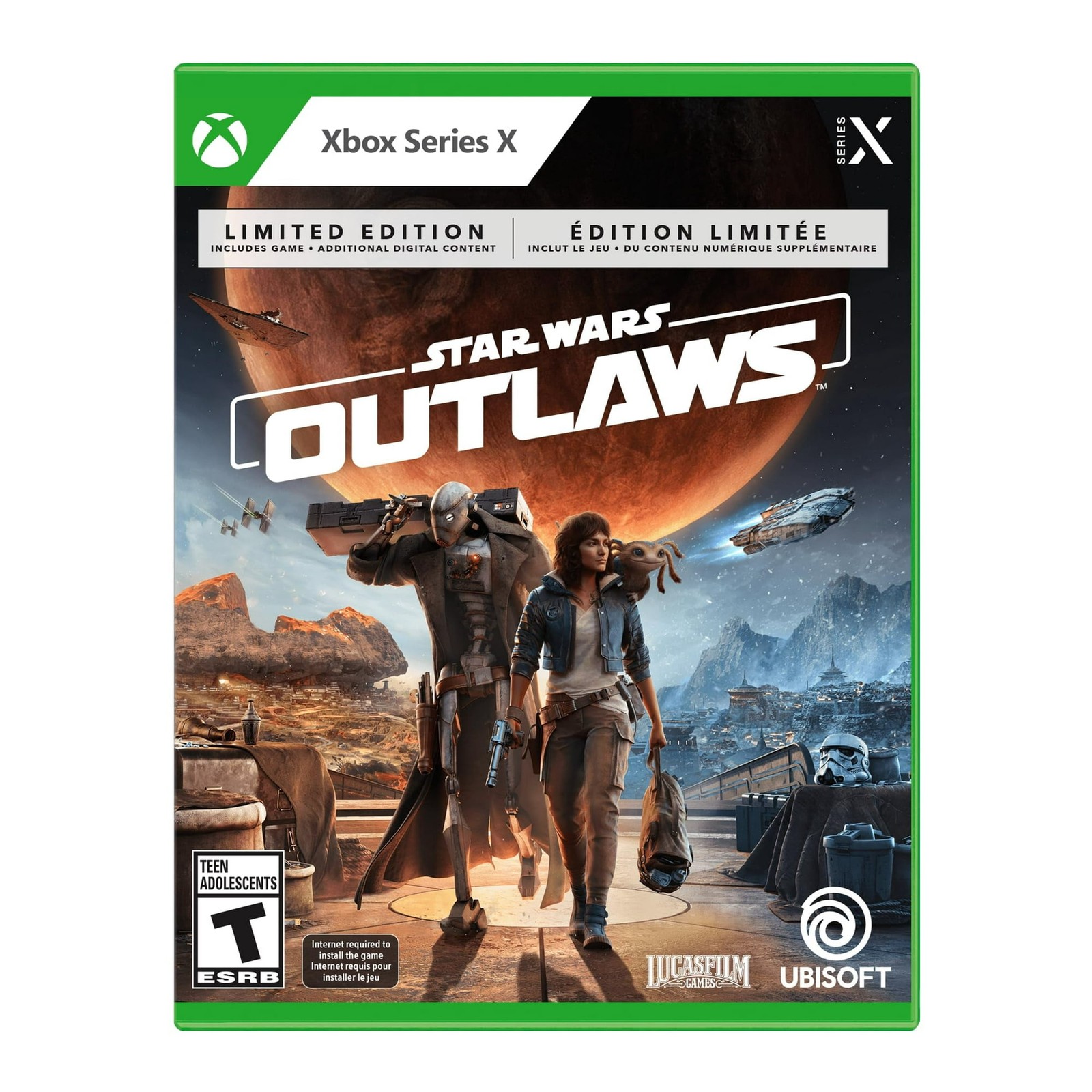 Star Wars Outlaws – Amazon Limited Ed. Xbox X – w/ DLC – NEW SEALED FREE US SHIP