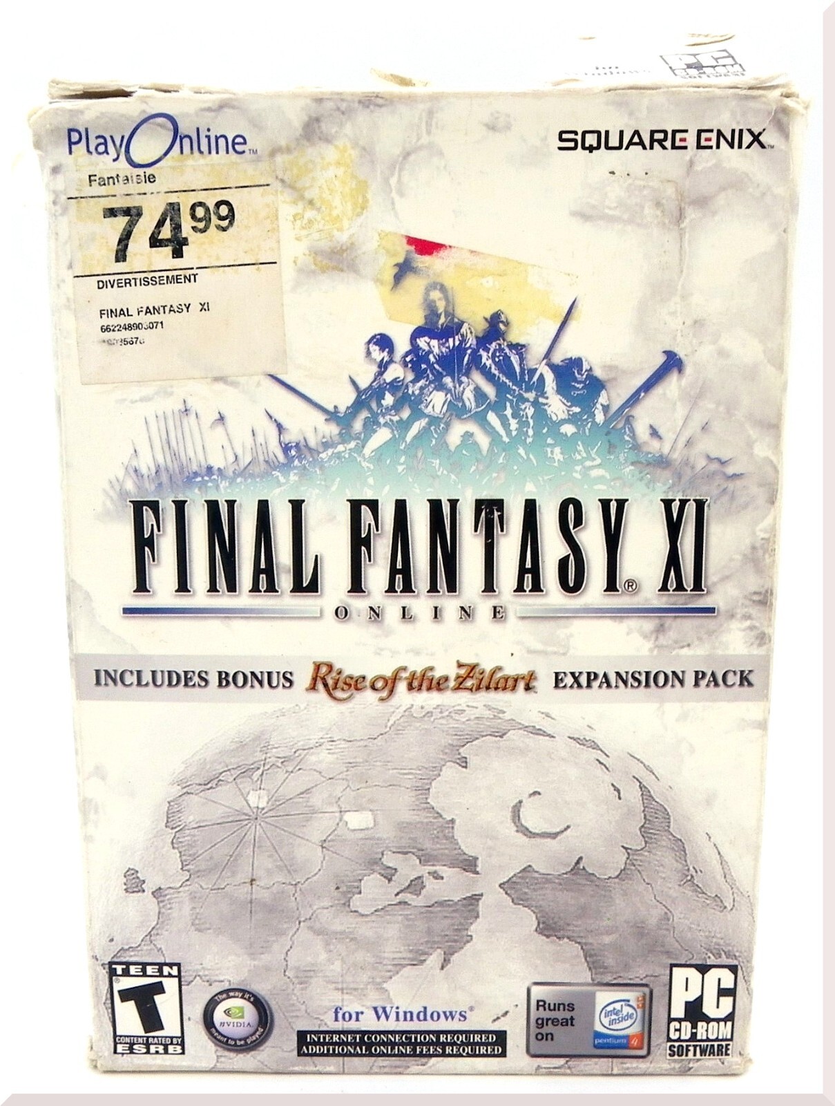 Final Fantasy XI PC CD-Rom Role Playing Game By Square Enix MMORPG 2003
