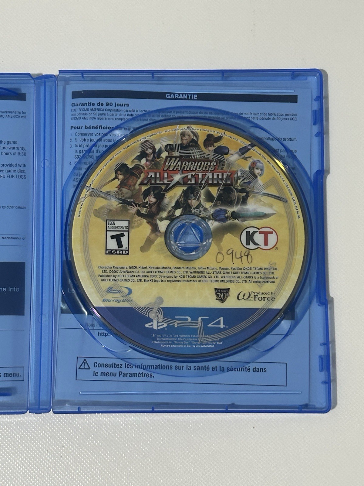 Warriors All-Stars (Sony PlayStation 4,PS4) Ex Library Copy