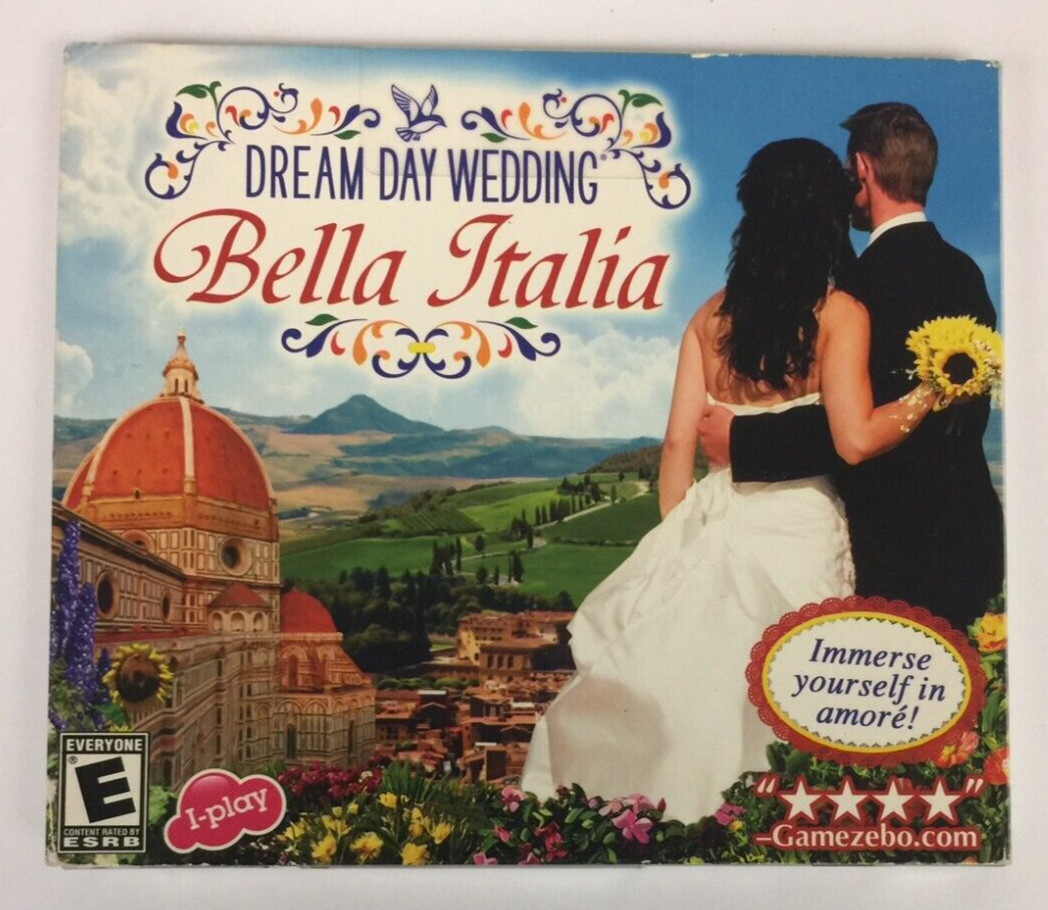 Brand NEW Sealed DREAM DAY WEDDING Bella Italia PC Video Game 2010 Oberon NIP