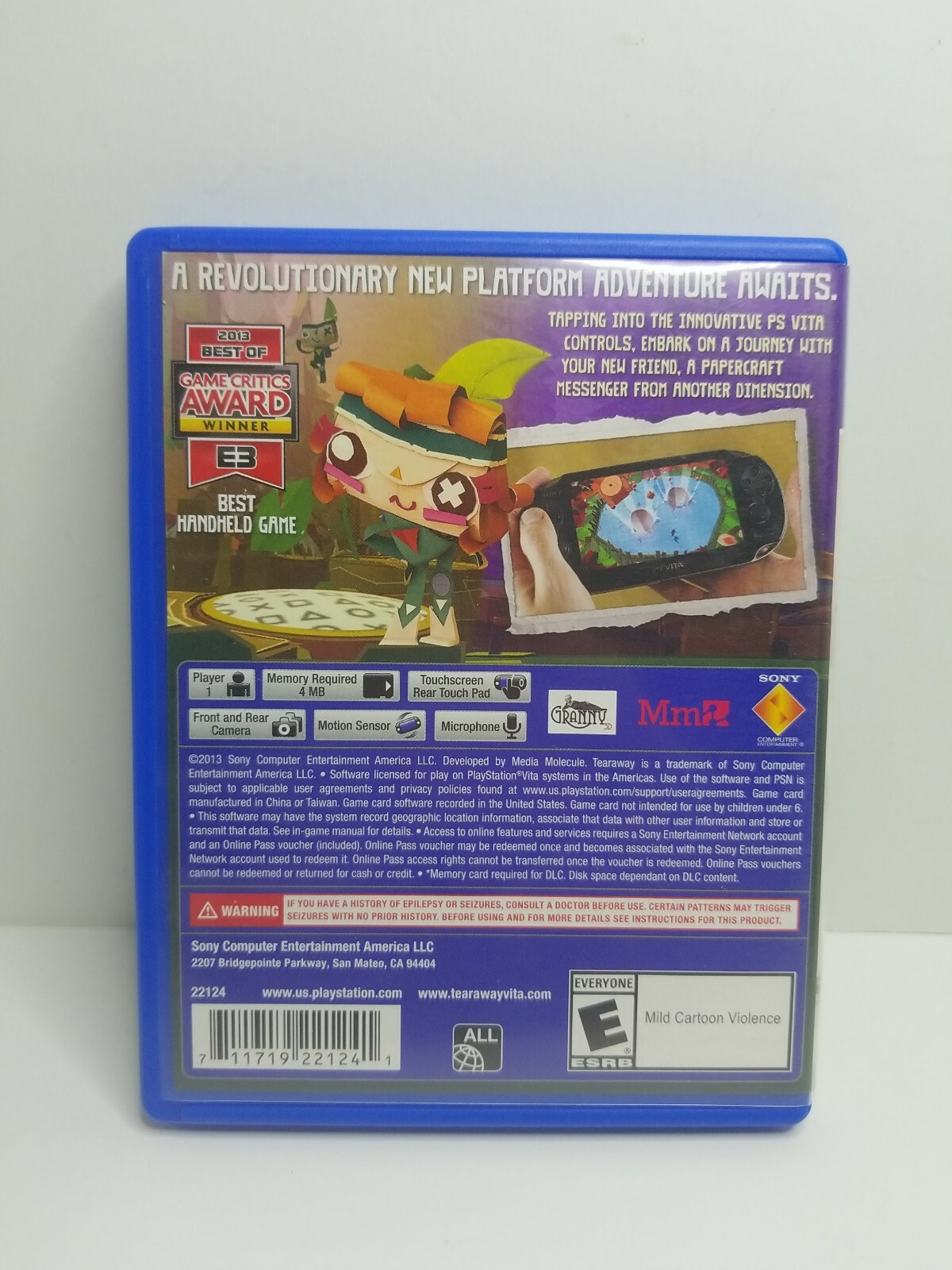 TEARAWAY (SONY PLATION VITA 2013)