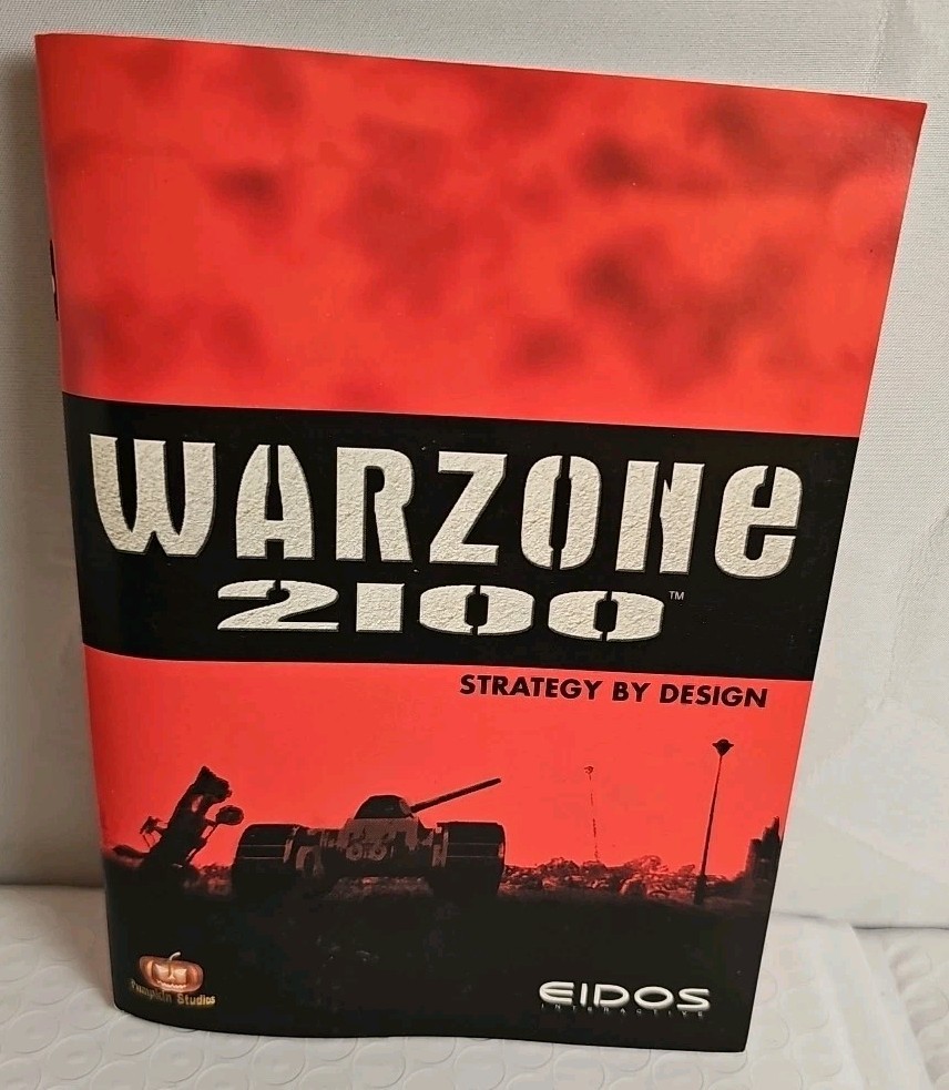 Warzone 2100 (PC, 1999, Eidos) Big Box Display Complete 3 Discs Manual & Inserts
