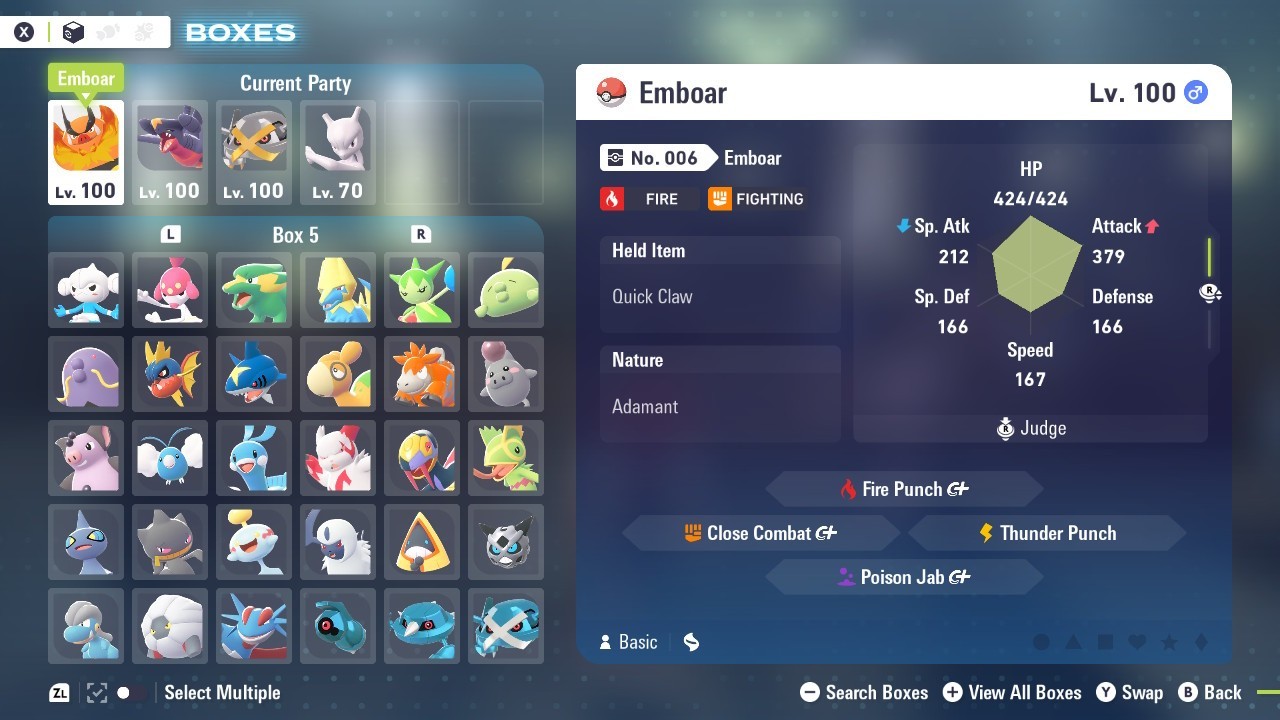 Complete Legends ZA Pokedex + Mega Dimension DLC Dex