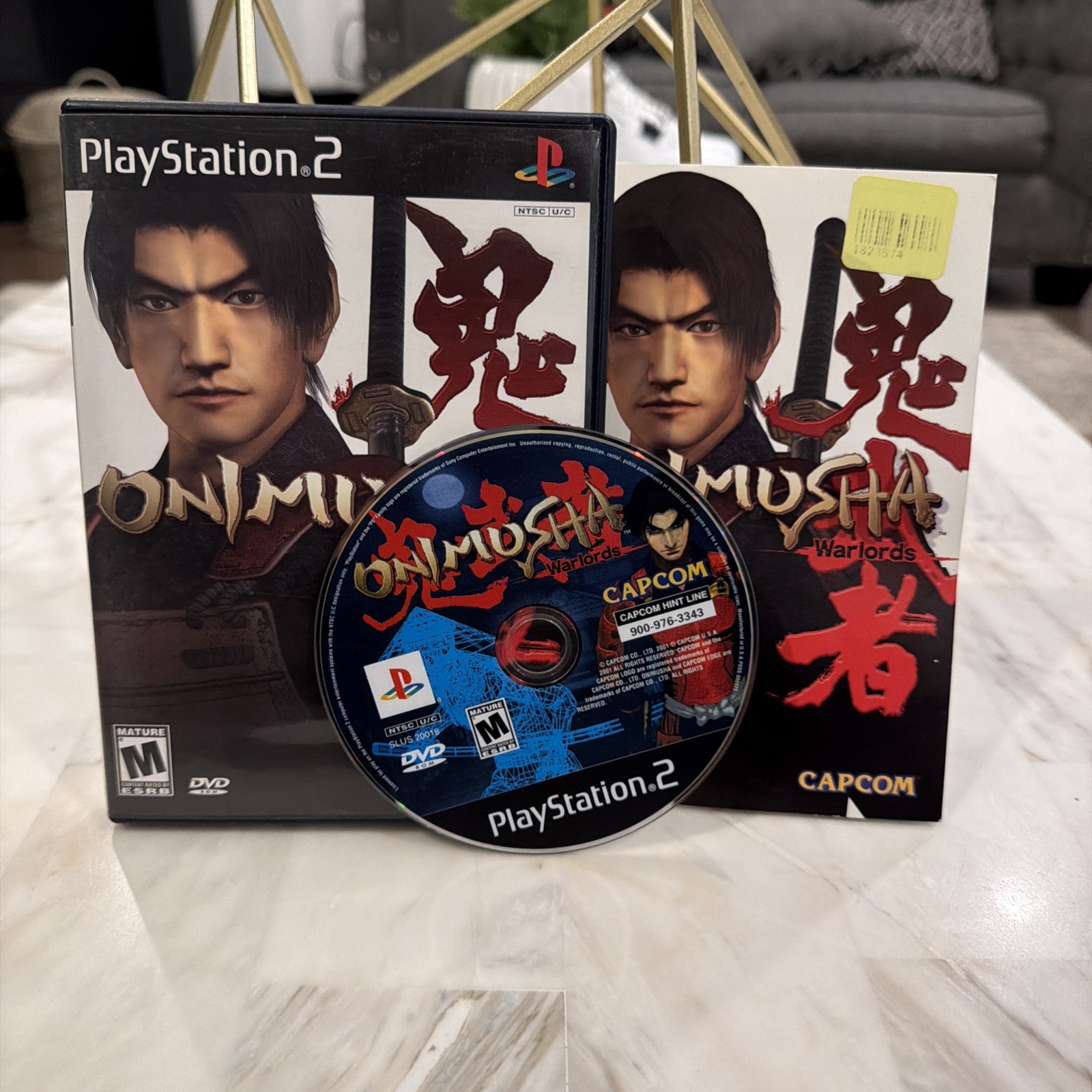 Onimusha Warlords PS2 2002 Sony PlayStation 2 Complete CIB Tested