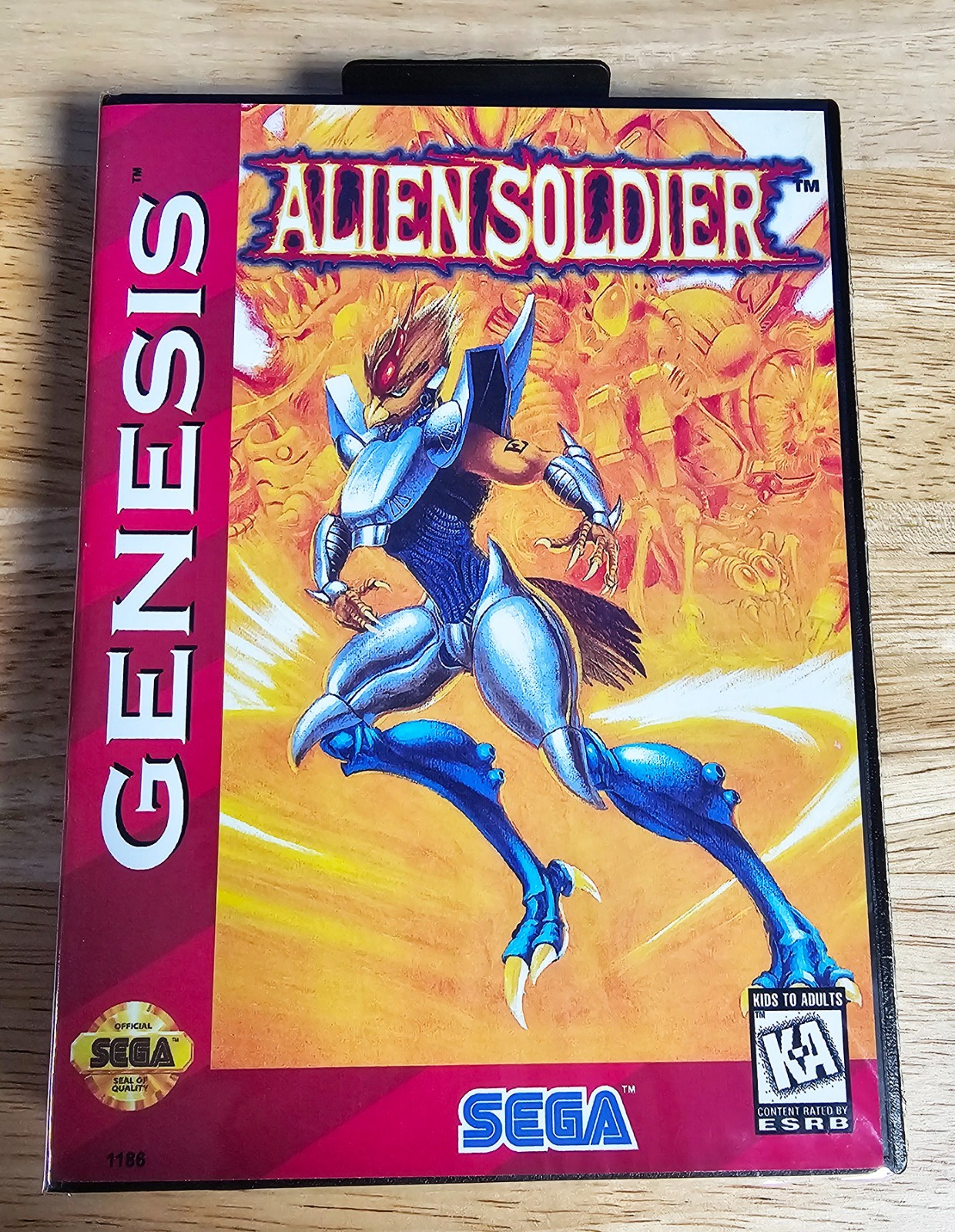 Captain Lang – 16 Bit MD Game, Case, Manual For Sega Mega Drive Genesis