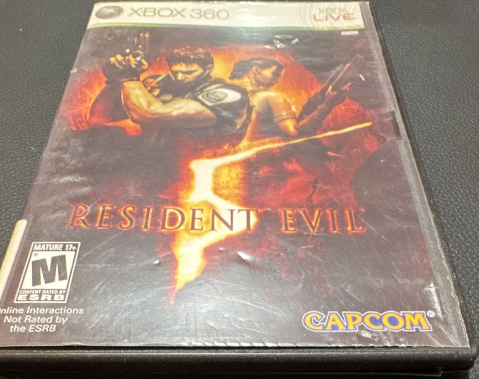 Resident Evil 5 Xbox 360 Capcom Survival Horror Online Playability M Rated