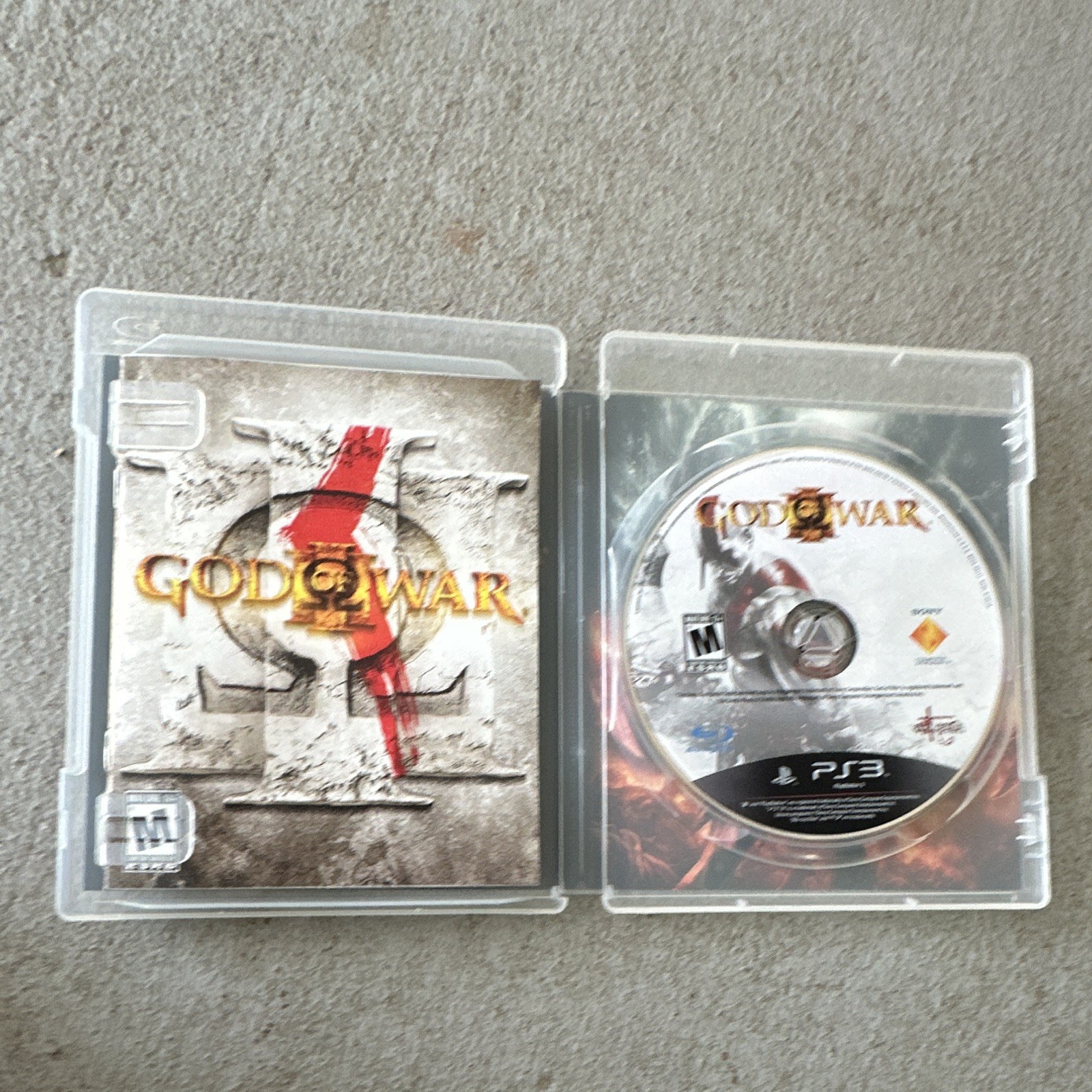 God of War III Sony PlayStation 3 PS3, Action Adventure, M Mature, Manual