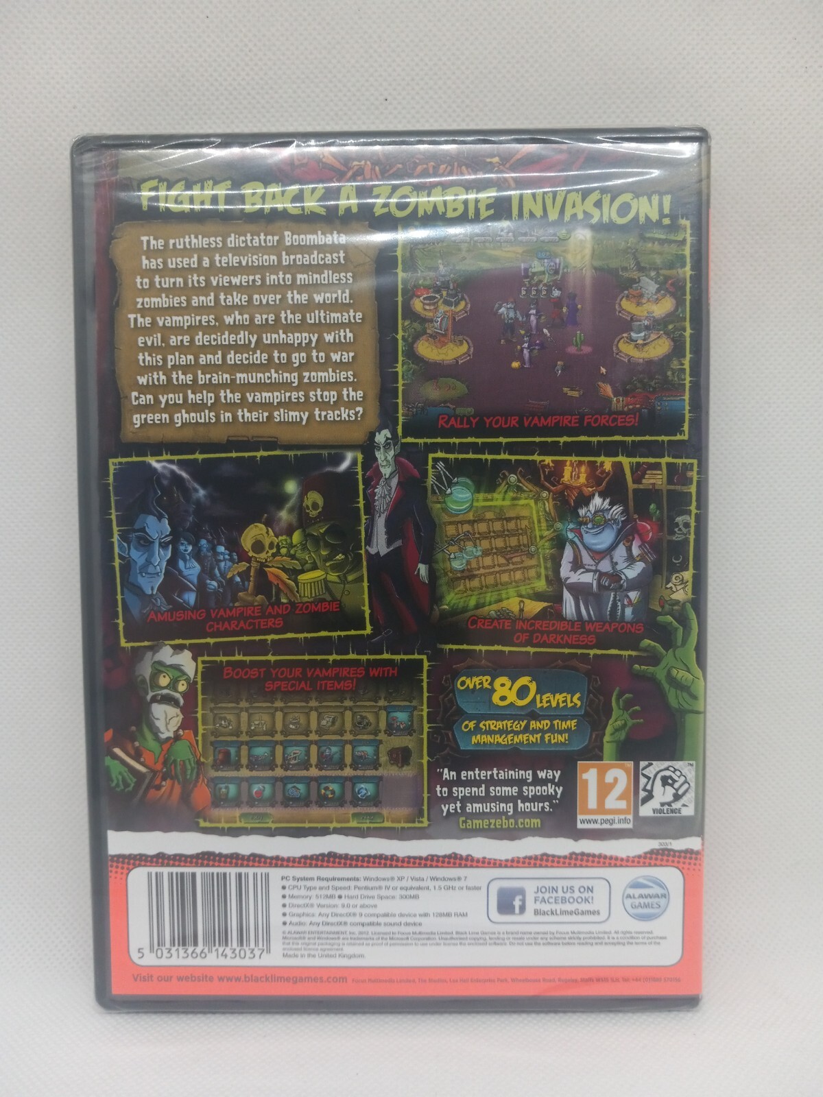 Vampires vs Zombies (PC Strategy Game Windows XP/Vista/7) Brand New & Sealed