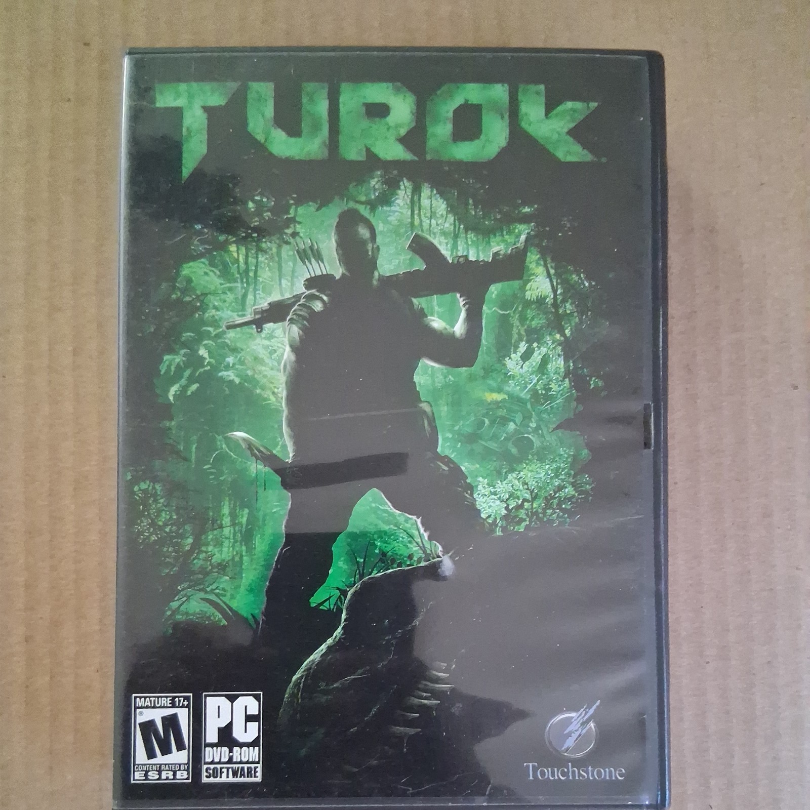 Turok PC DVD-ROM Game 2008 Complete 2 Disc Set Windows FPS Dinosaur Shooter