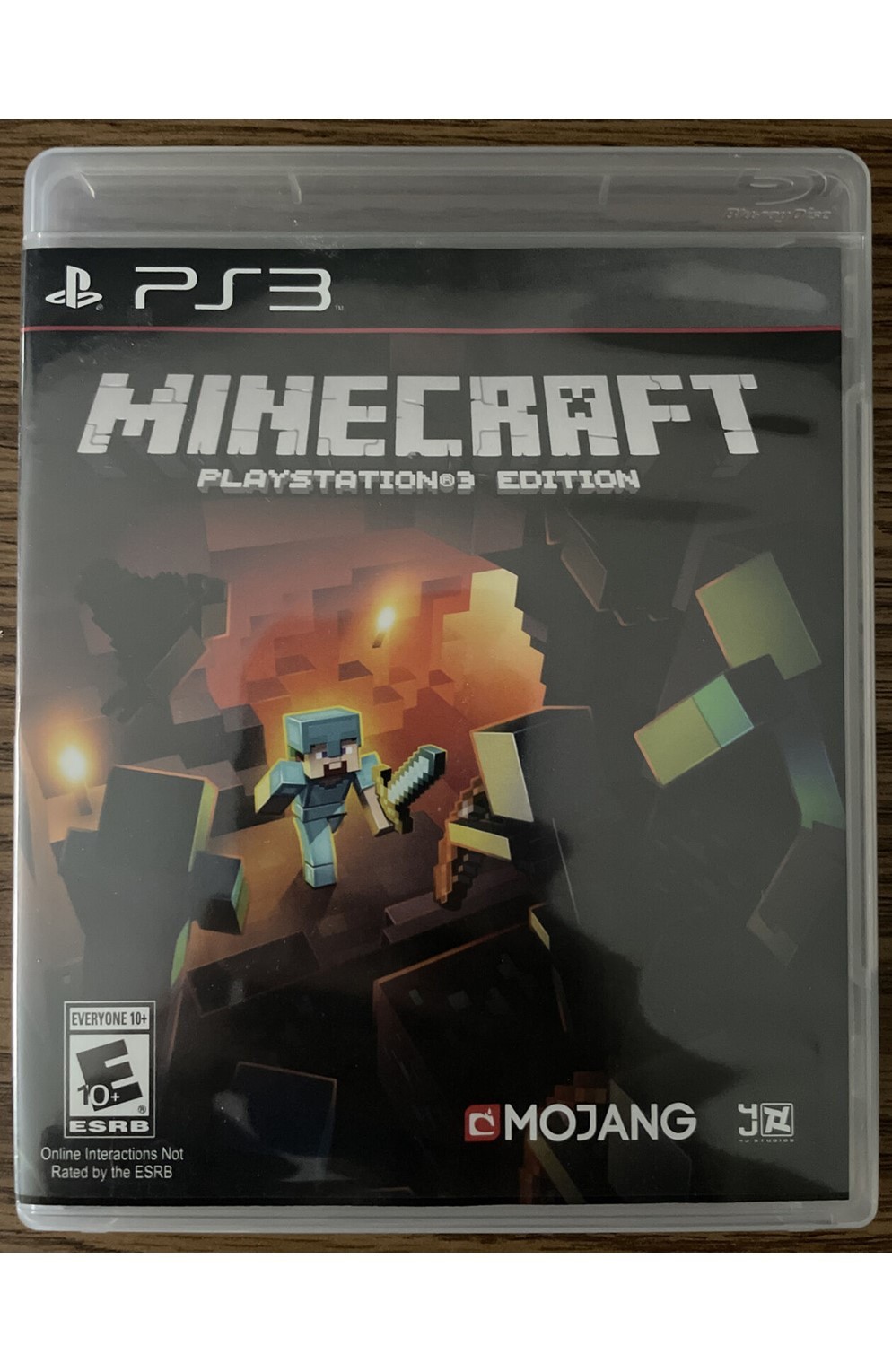 Minecraft PlayStation 3 Disc and Case Tested Sandbox Survival Building Mojang