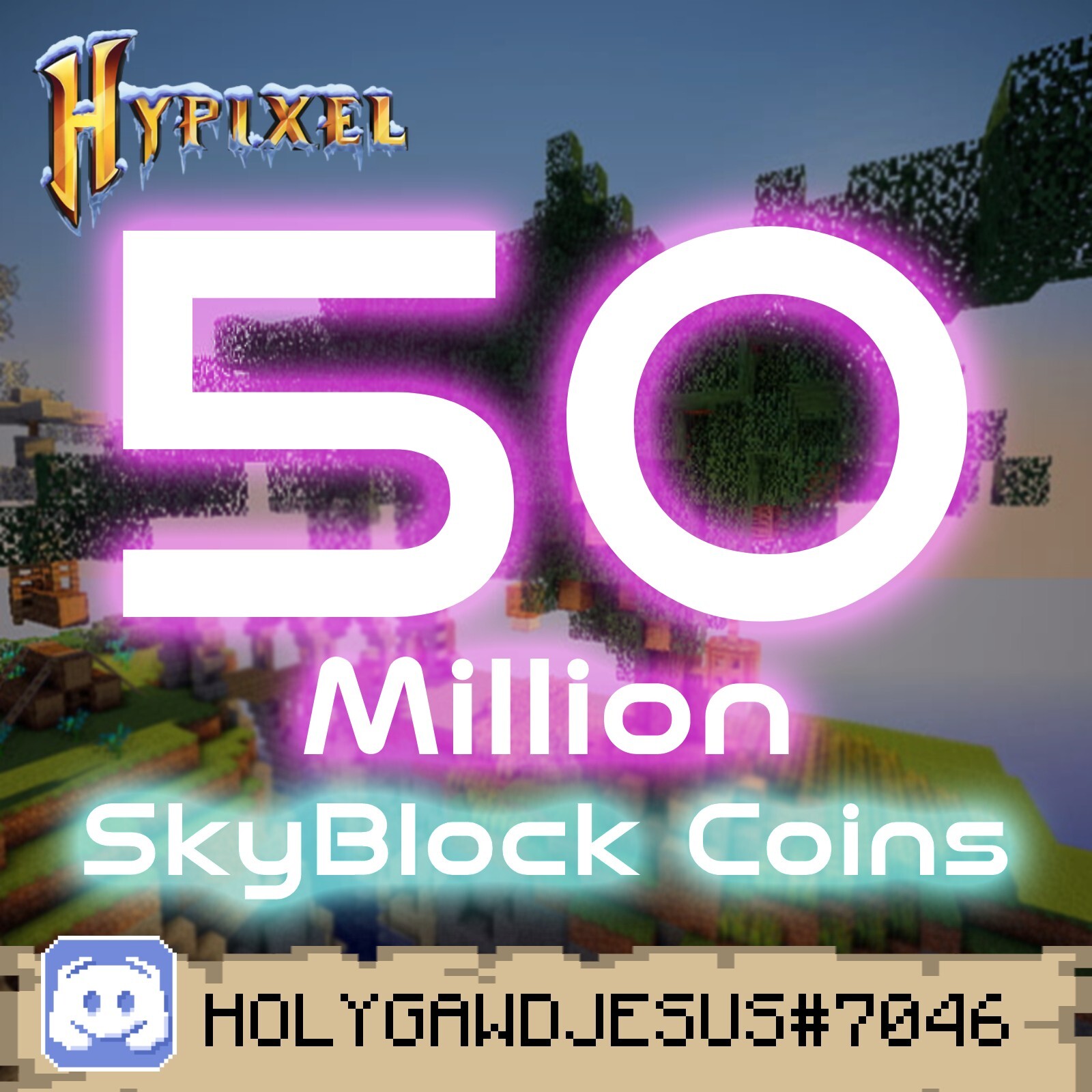 Hypixel Skyblock Coins | 💸50 Million💸 | ⚡ FAST & SAFE Delivery ⚡