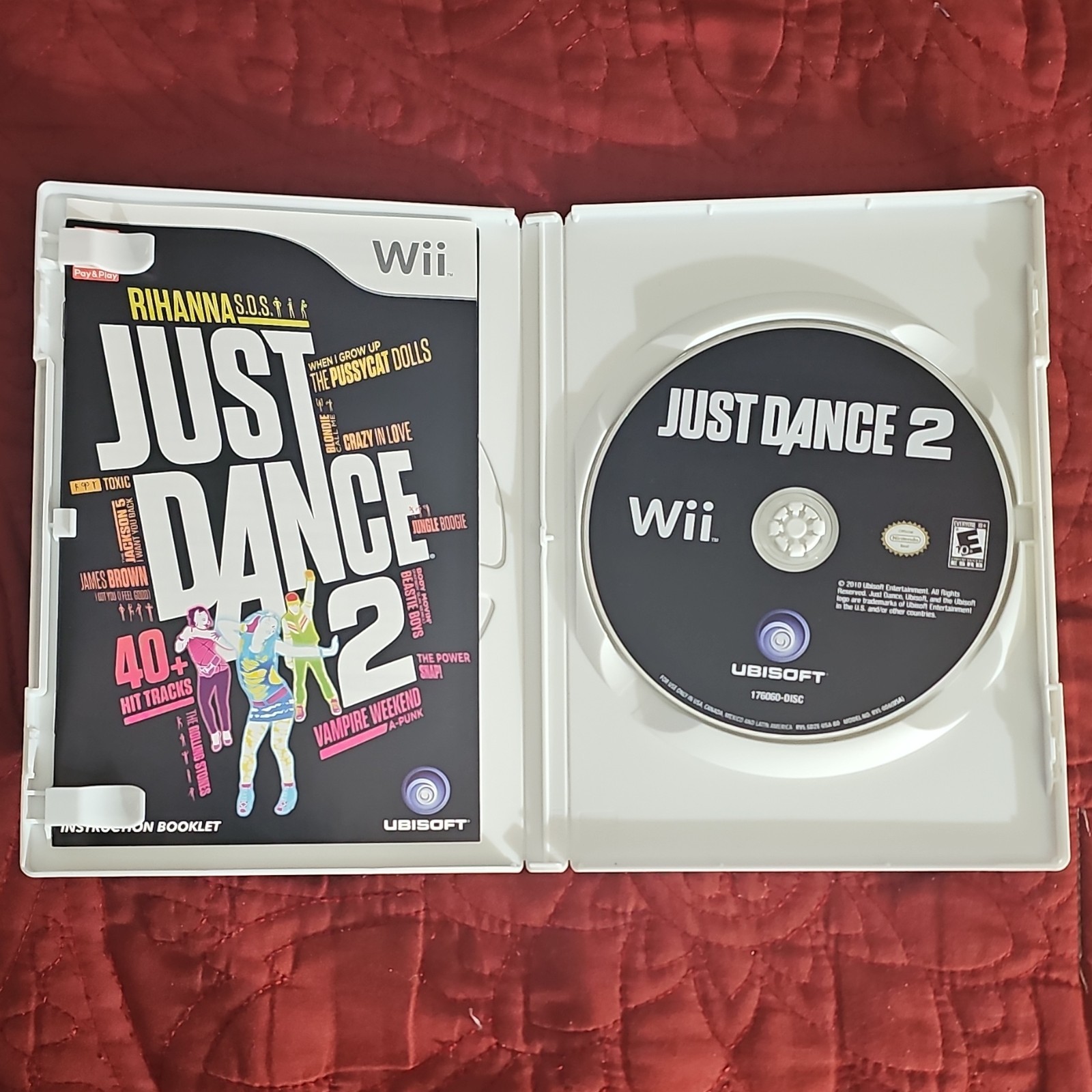Ubisoft Just Dance 2 Wii E10+ 2010 NTSC-U/C Manual Included Multiplayer Series