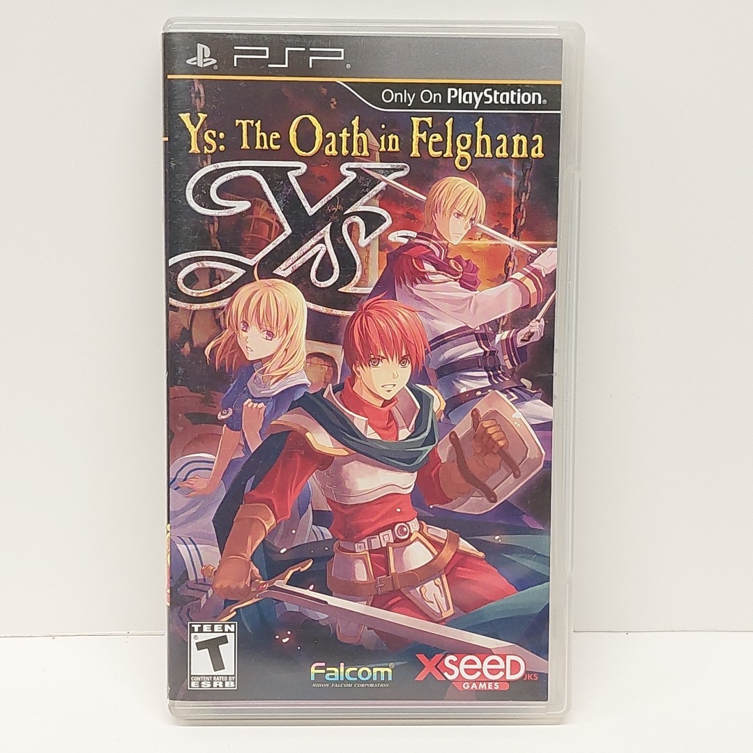 Ys The Oath In Felghana Sony PSP Playstation Portable CIB Complete 2010 TESTED
