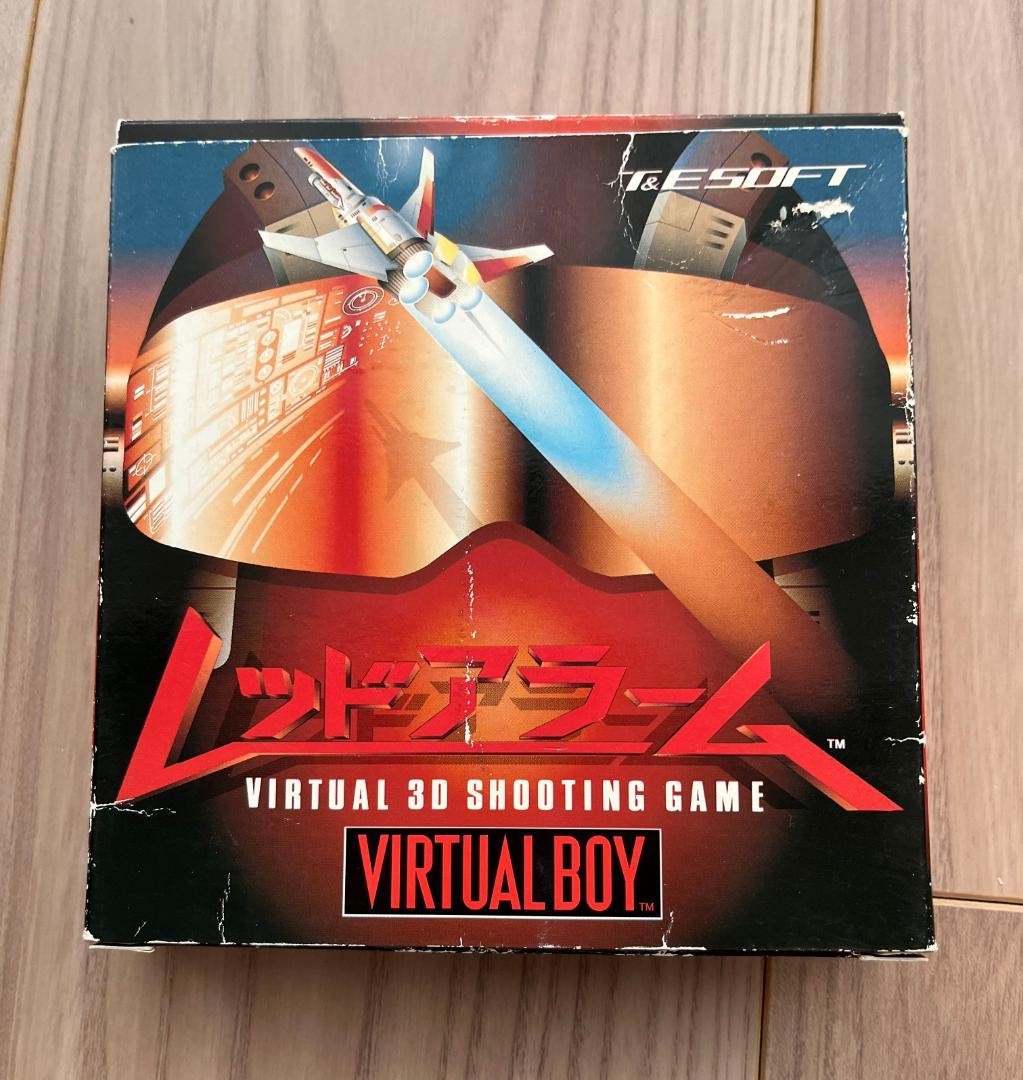 Red Alarm Virtual Boy Game Box & Instructions Included Used