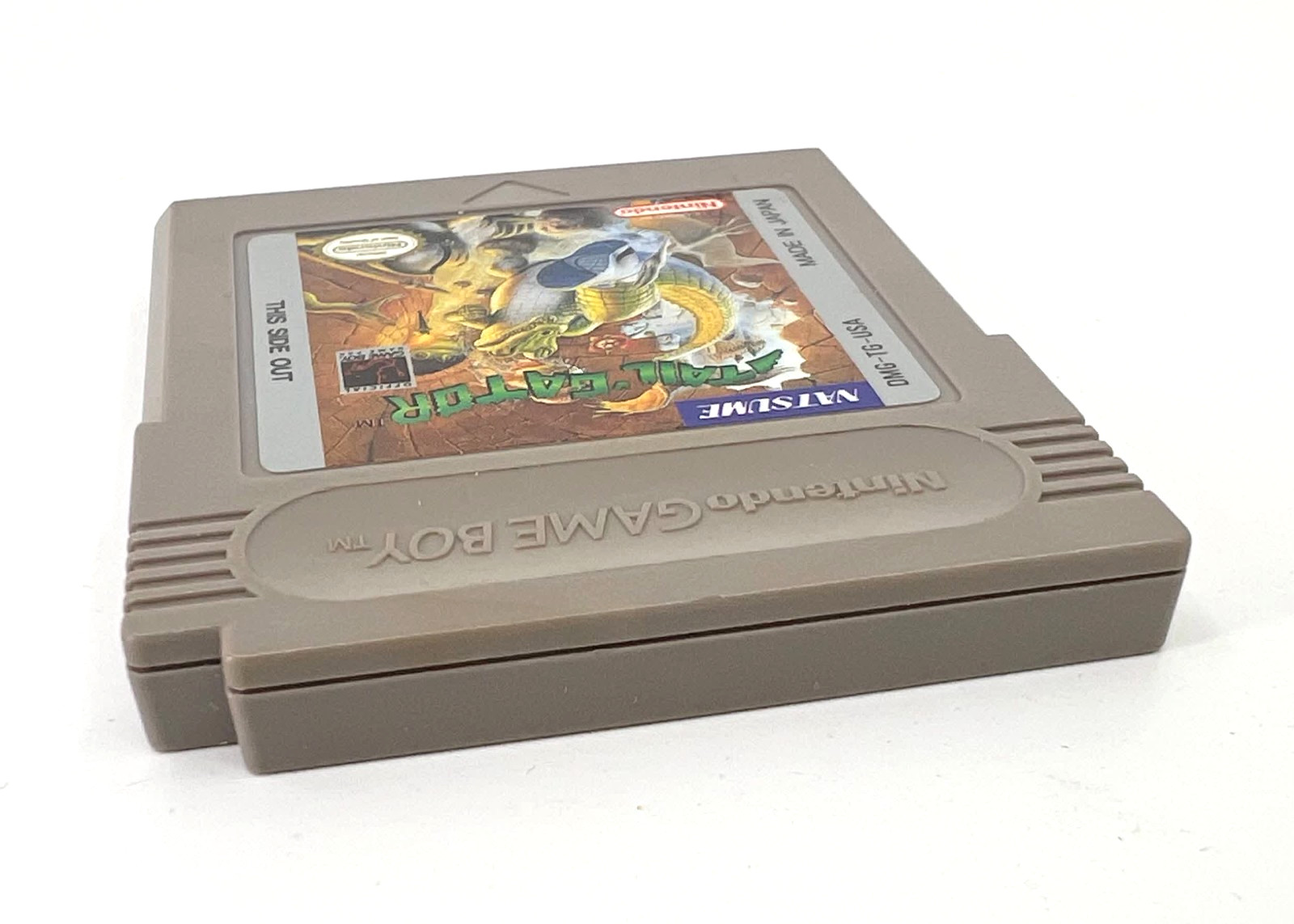 Authentic Natsume Tail Gator Alligator Nintendo Game Boy Cartridge with Case