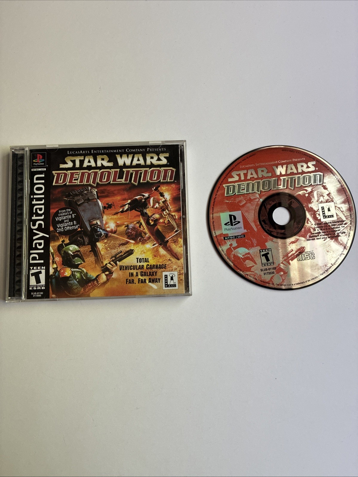 Star Wars: Demolition (Sony PlayStation 1, 2000) Complete & Tested