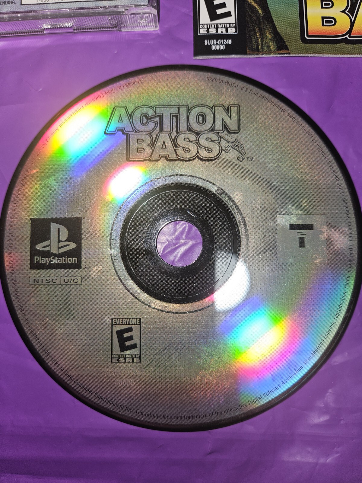 Action Bass (Sony PlayStation 1/PS1, 2000) COMPLETE! Tested