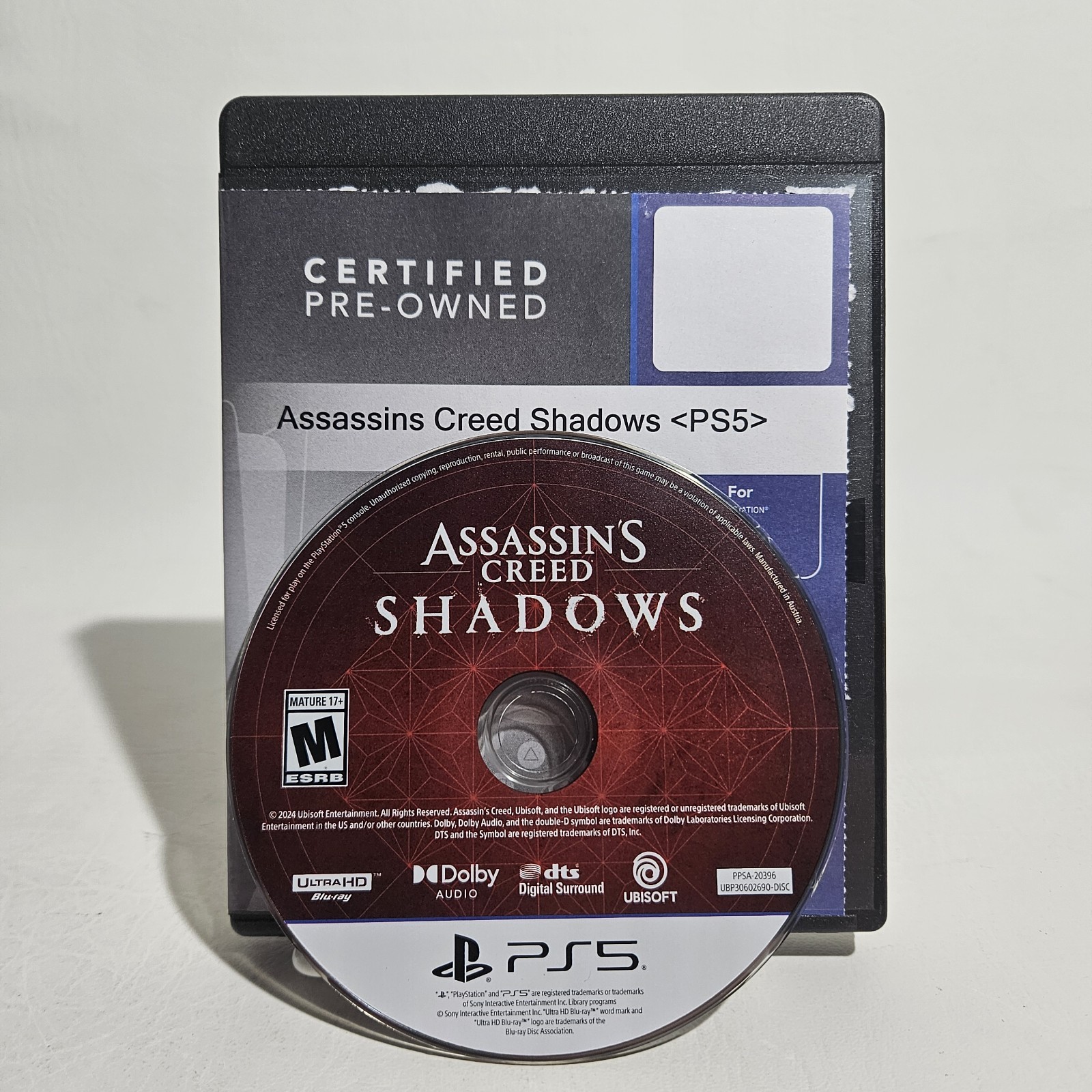Assassin’s Creed Shadows Standard Edition (Sony PlayStation 5 PS5) Tested