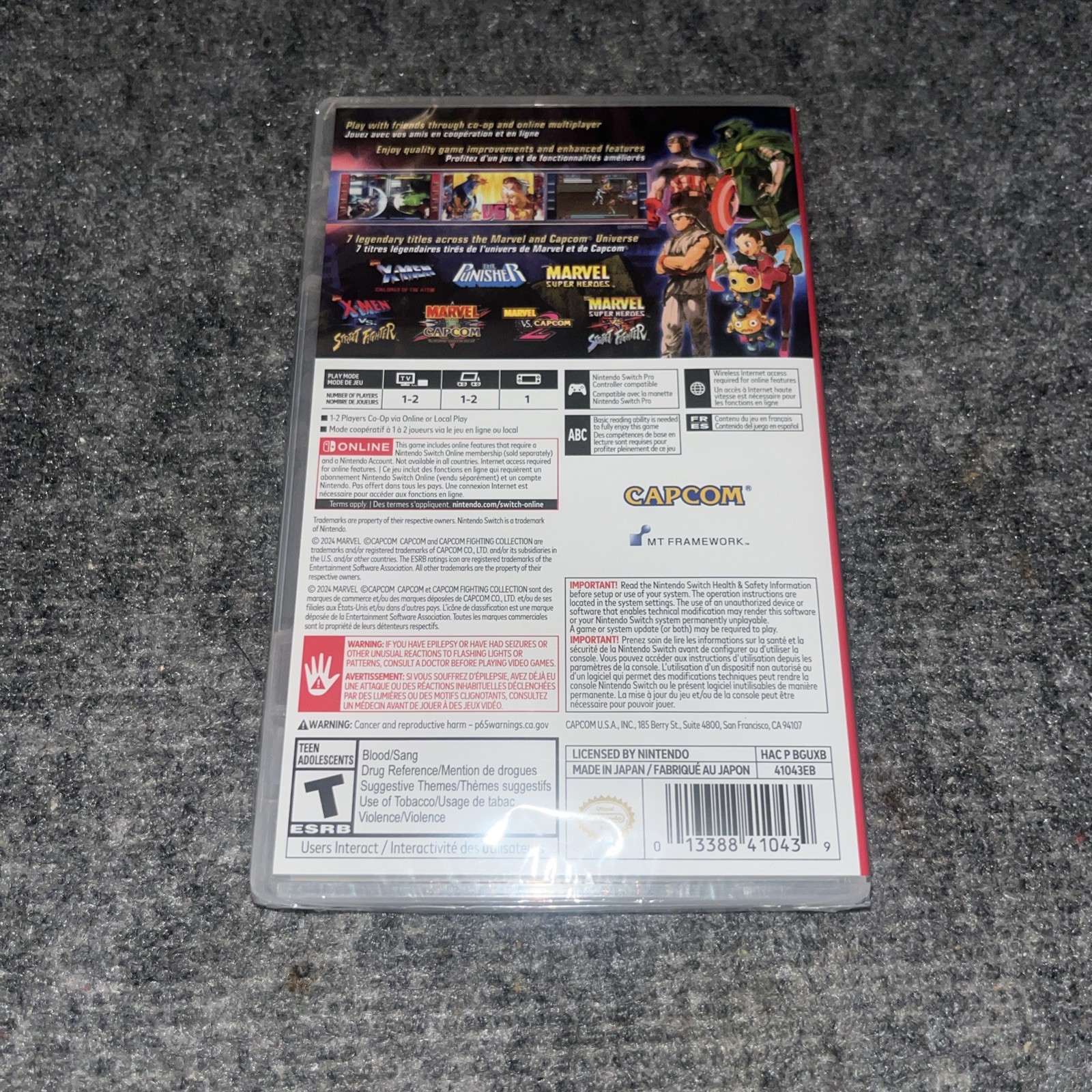 Marvel vs. Capcom Fighting Collection: Arcade Classics – Nintendo Switch – NEW