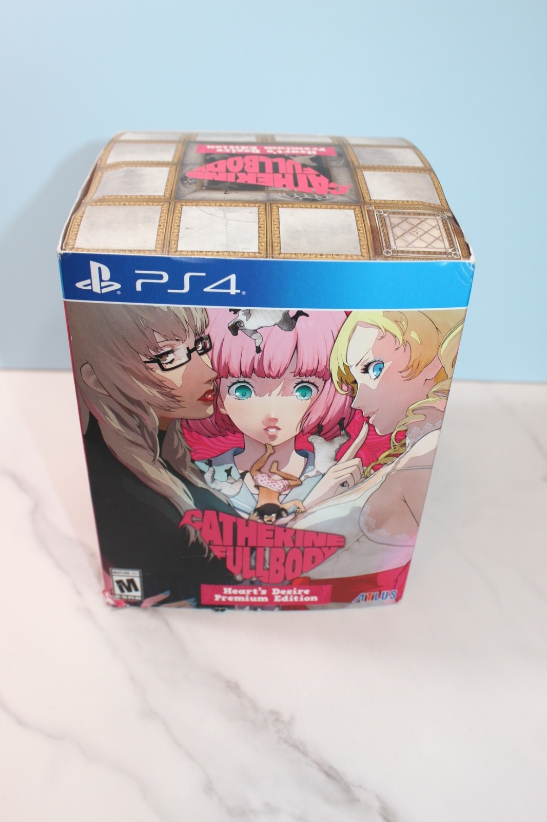 Catherine Full Body Heart Desire Premium Edition BOX ONLY W/ Sleeve NO GAME PS4