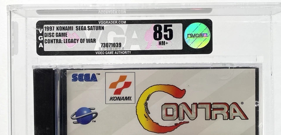 Contra: Legacy of War Sega Saturn Brand New 1997 Factory Sealed VGA Graded 85