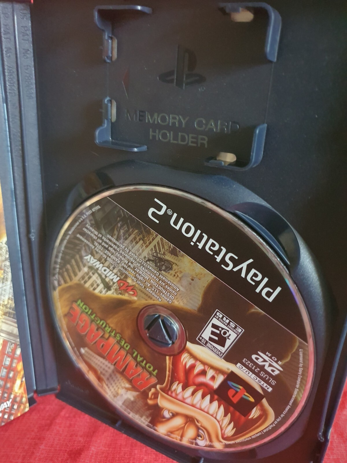 Rampage: Total Destruction (Sony PlayStation 2, 2006) Registration Card VG CIB