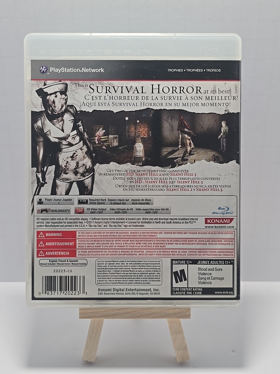 Silent Hill Collection HD Sony PlayStation 3 PS3 Complete With Manual