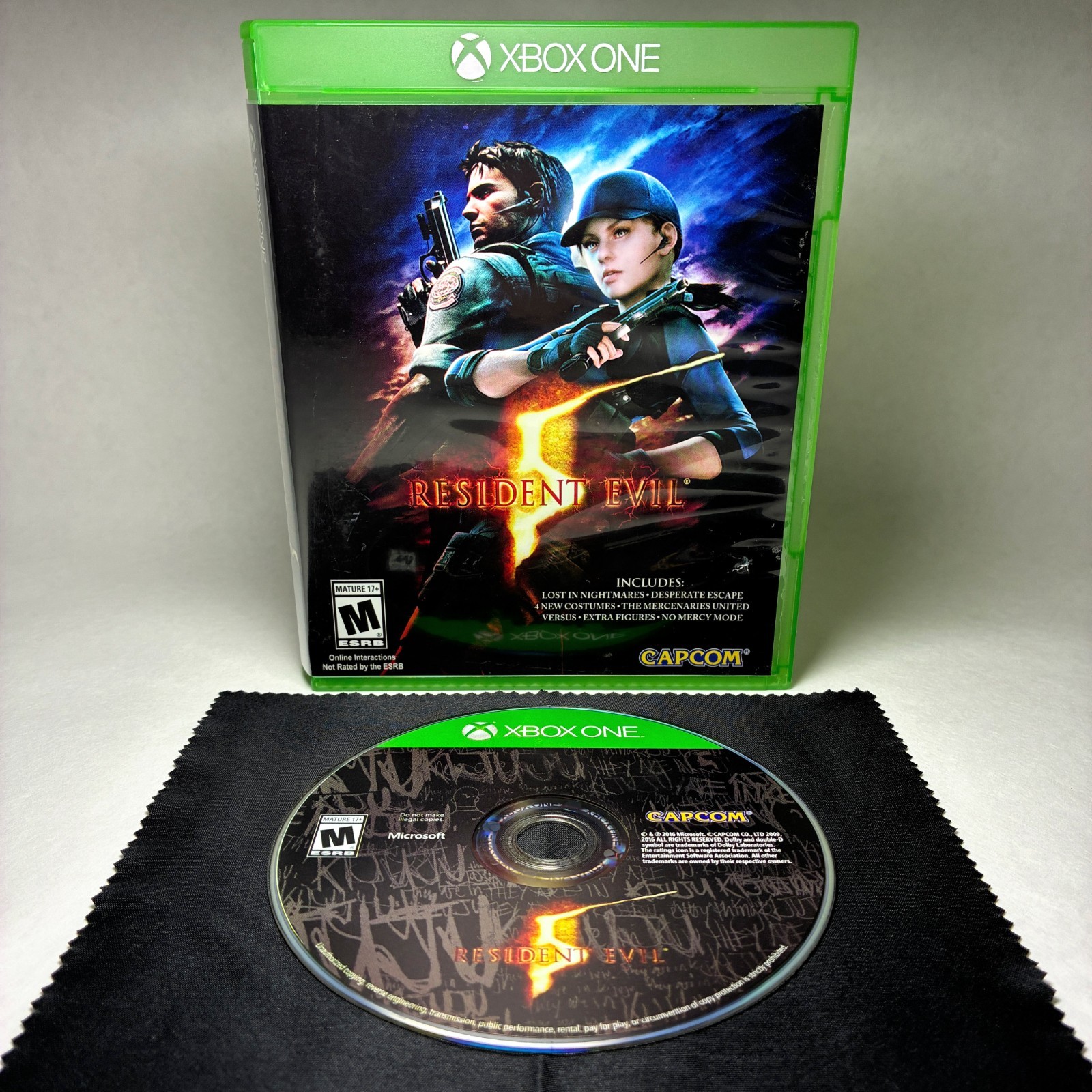 Resident Evil 5 (Microsoft Xbox One, 2016) Complete