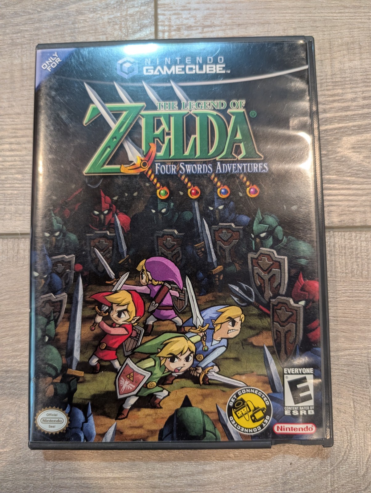 The Legend of Zelda: Four Swords Adventures (GameCube, 2004) Big Box