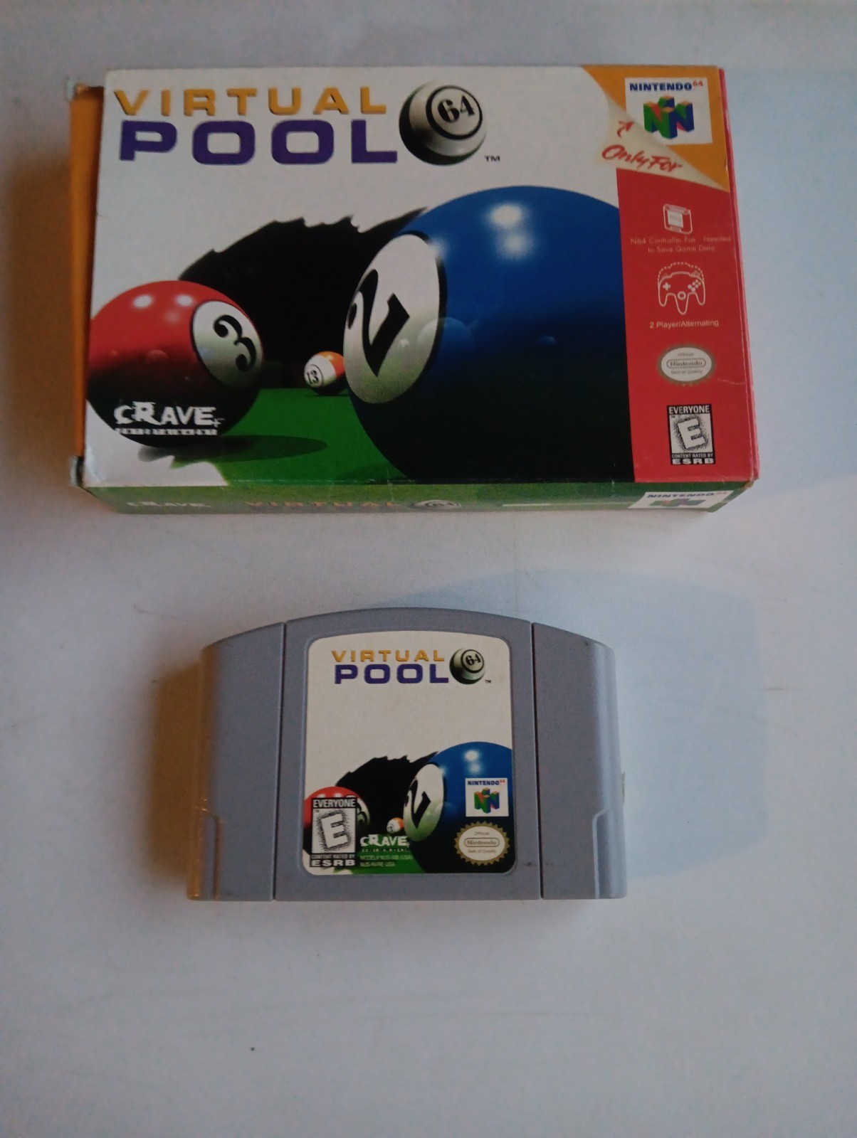 Virtual Pool 64 With Box Tested