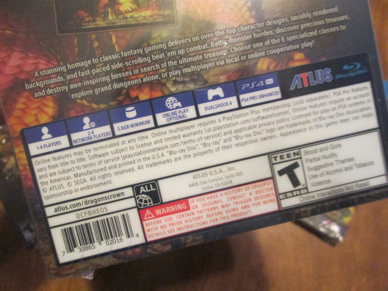Dragon’s Crown Pro Battle-Hardened Edition PS4 STEELBOOK / METALPACK SKILL CARDS