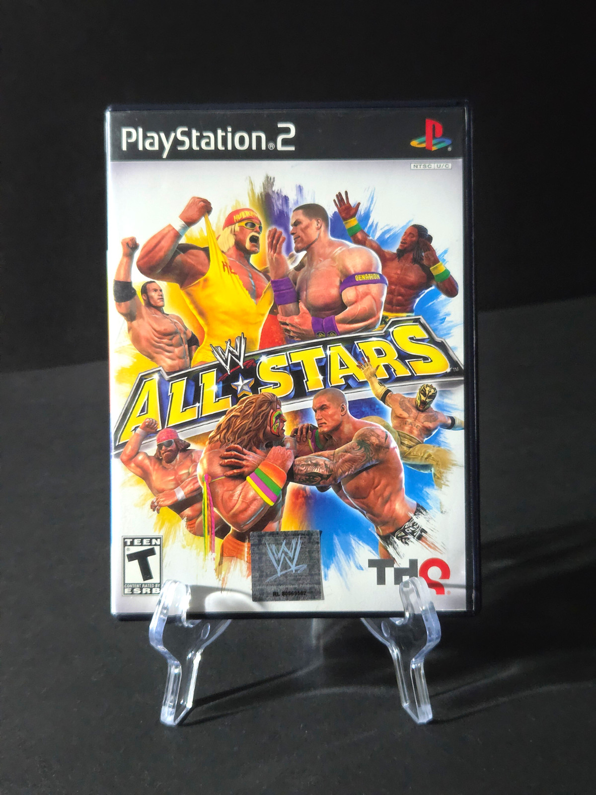 WWE All Stars PS2 PlayStation 2 CIB Black Label Complete w/Manual Tested Working