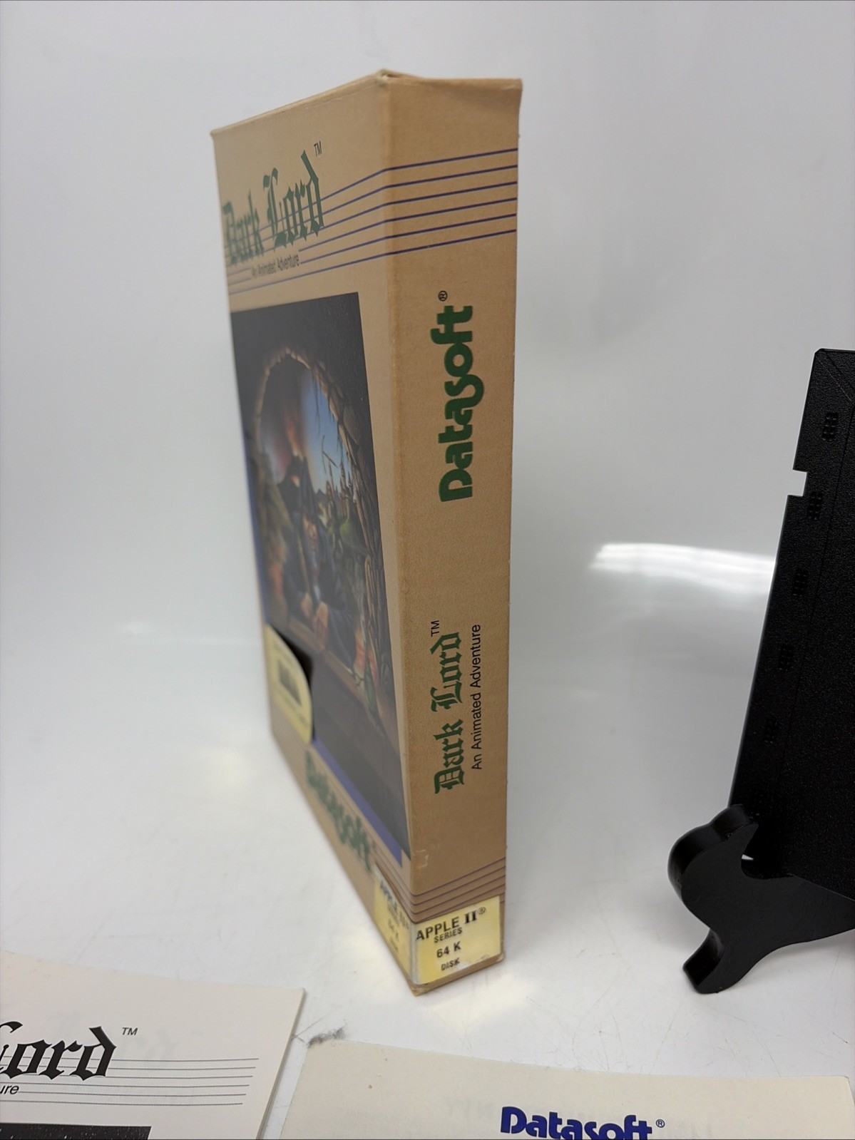 Dark Lord Datasoft Apple IIe Big Box Game 5.25″ Floppy Complete CIB 1987 RPG .