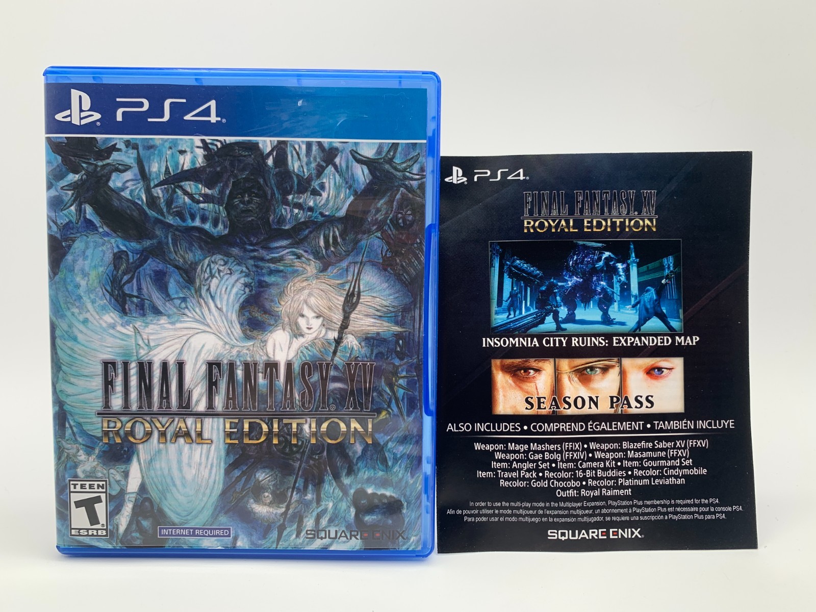 FINAL FANTASY XV 15 ROYAL EDITION PlayStation 4 PS4 With Case & Insert PS4A0001