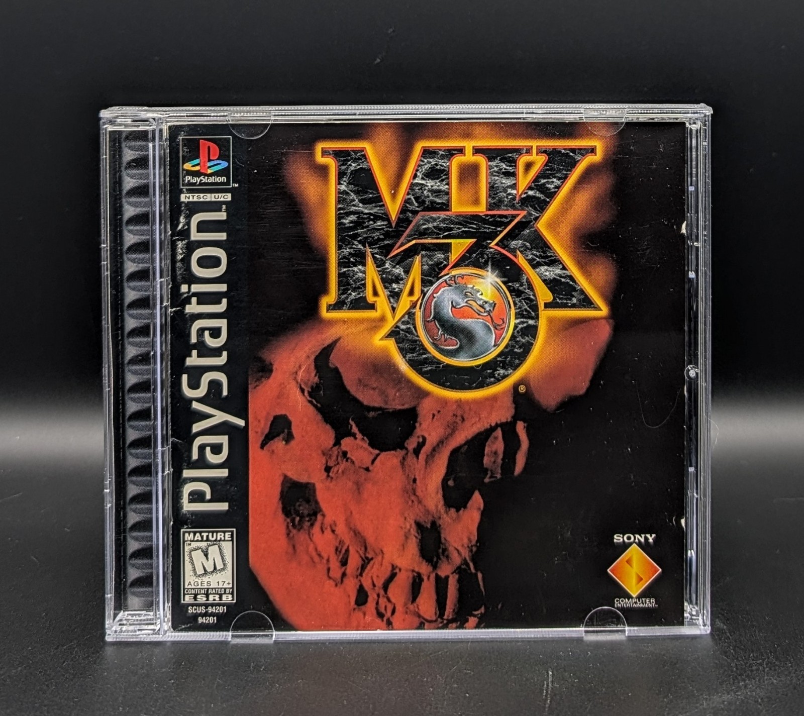 Mortal Kombat 3 MK3 PlayStation 1 PS1 Jewel Case Variant RARE!!