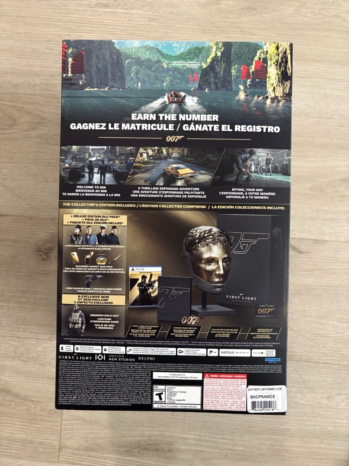 007 First Light Collector’s Edition PS5 PlayStation 5 Brand New Factory Sealed