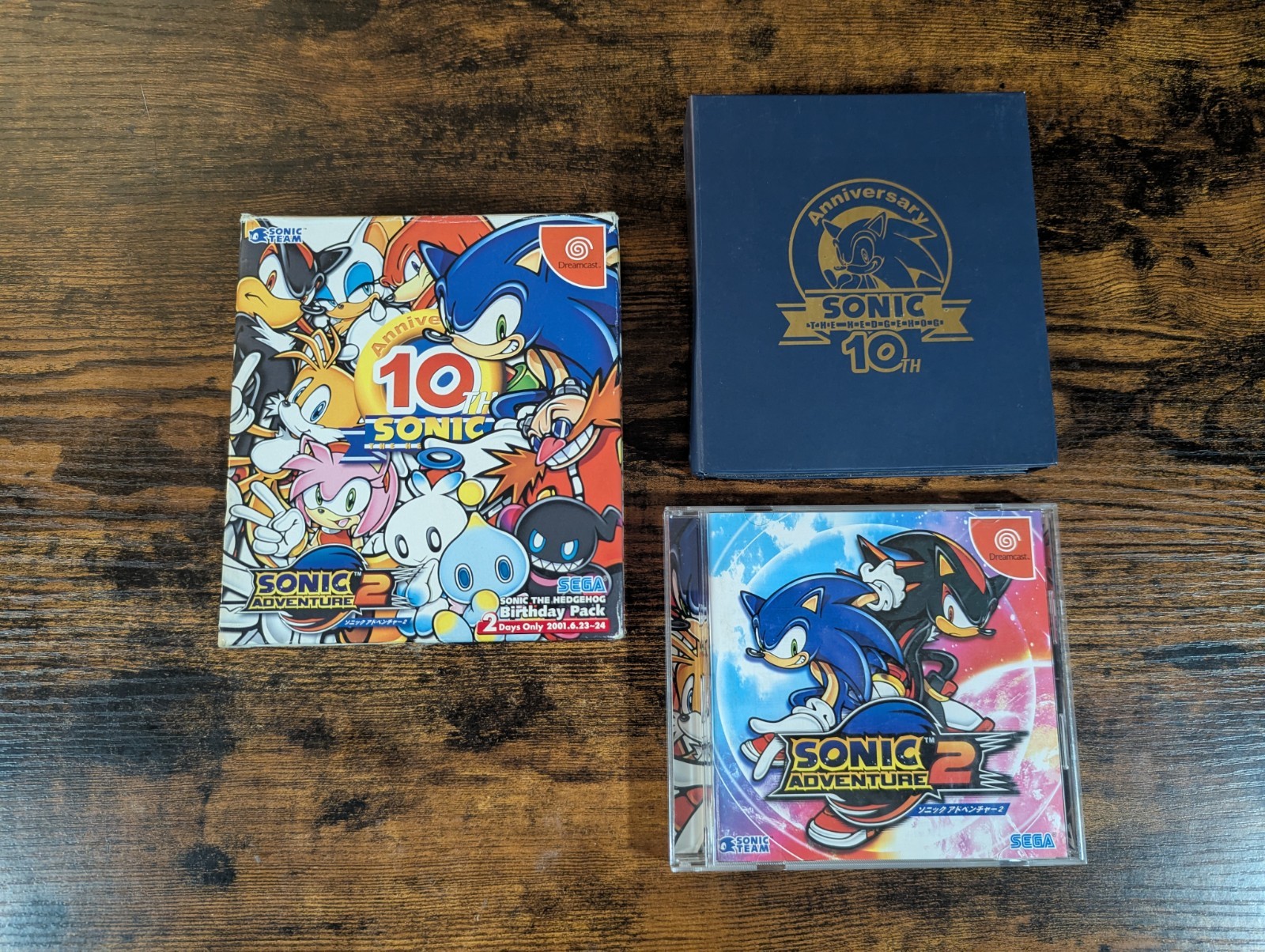 Sonic Adventure 2 10th Birthday Pack Dreamcast Japan Limited Edition US Seller