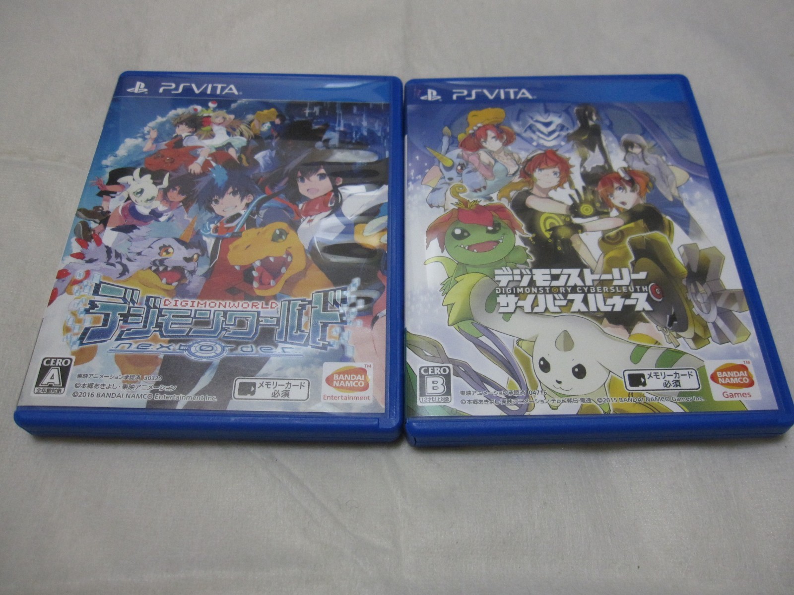 7-14 Days to USA Vita Digimon Story Cyber Sul Over Scan + World Next 0 Set Japan
