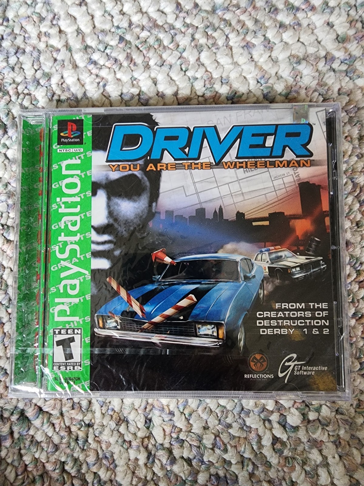 Driver – Sony PlayStation 1 (1999) Factory Sealed