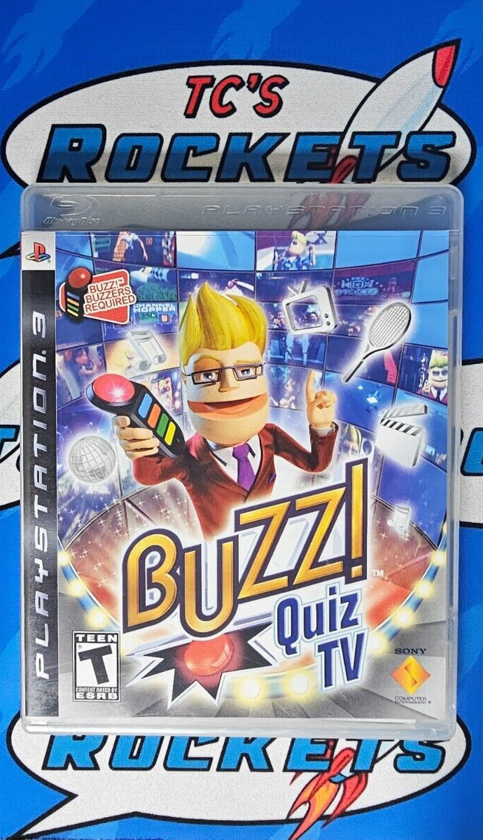 PS3 Playstation 3 Buzz! Quiz TV USED