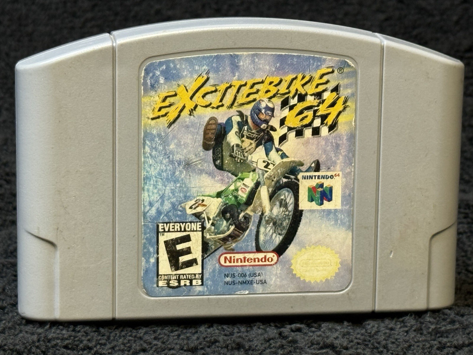 Excitebike 64 (Nintendo 64) – Cart Only – Tested – Label Wear
