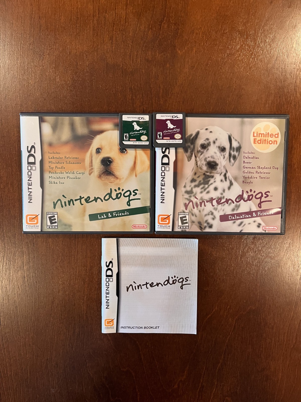 Nintendogs Bundle: Dalmatian & Friends | Lab & Friends – Nintendo DS – W/ Manual