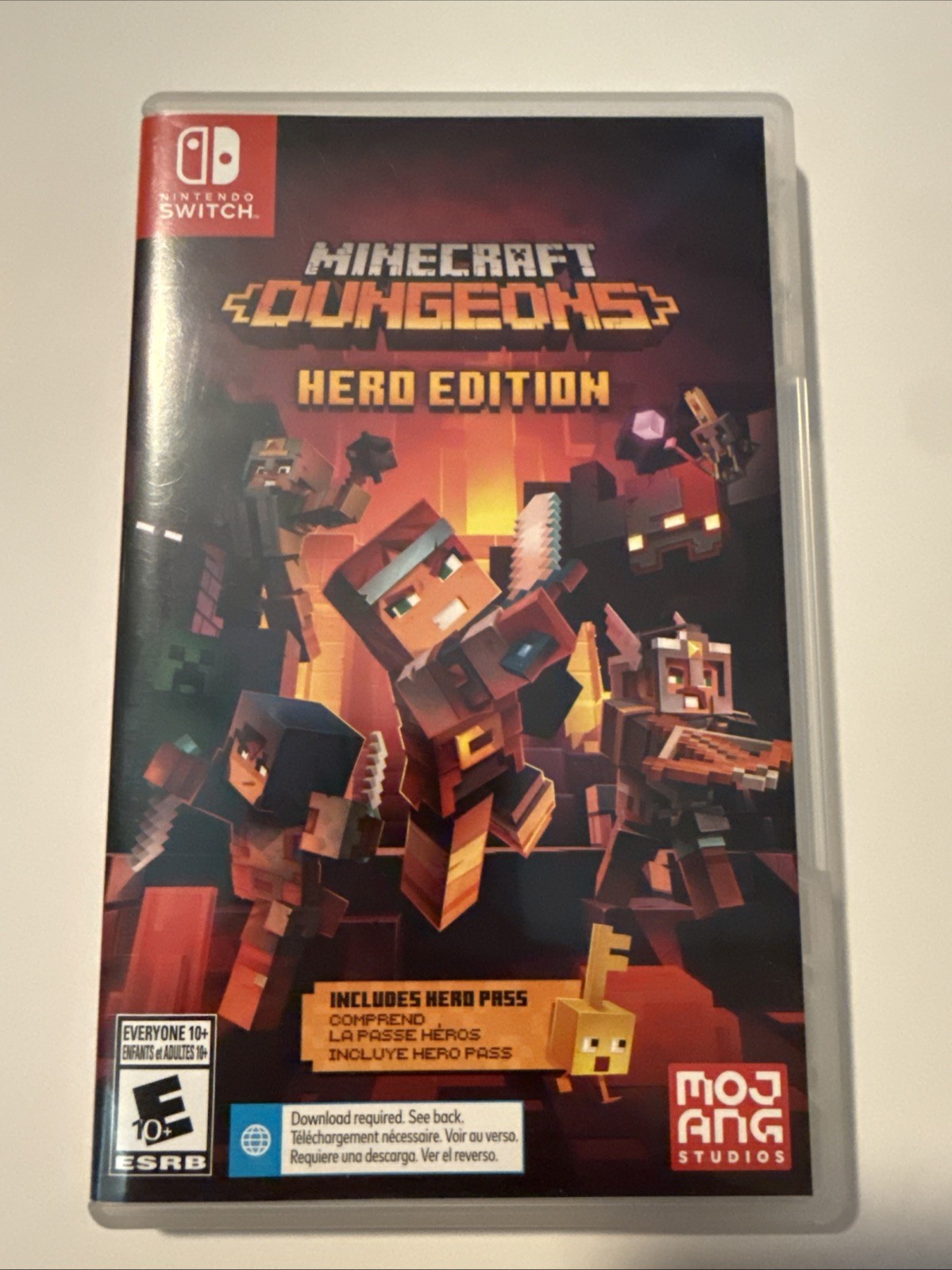 Minecraft Dungeons Hero Edition for Nintendo Switch Brand New Missing Plastic