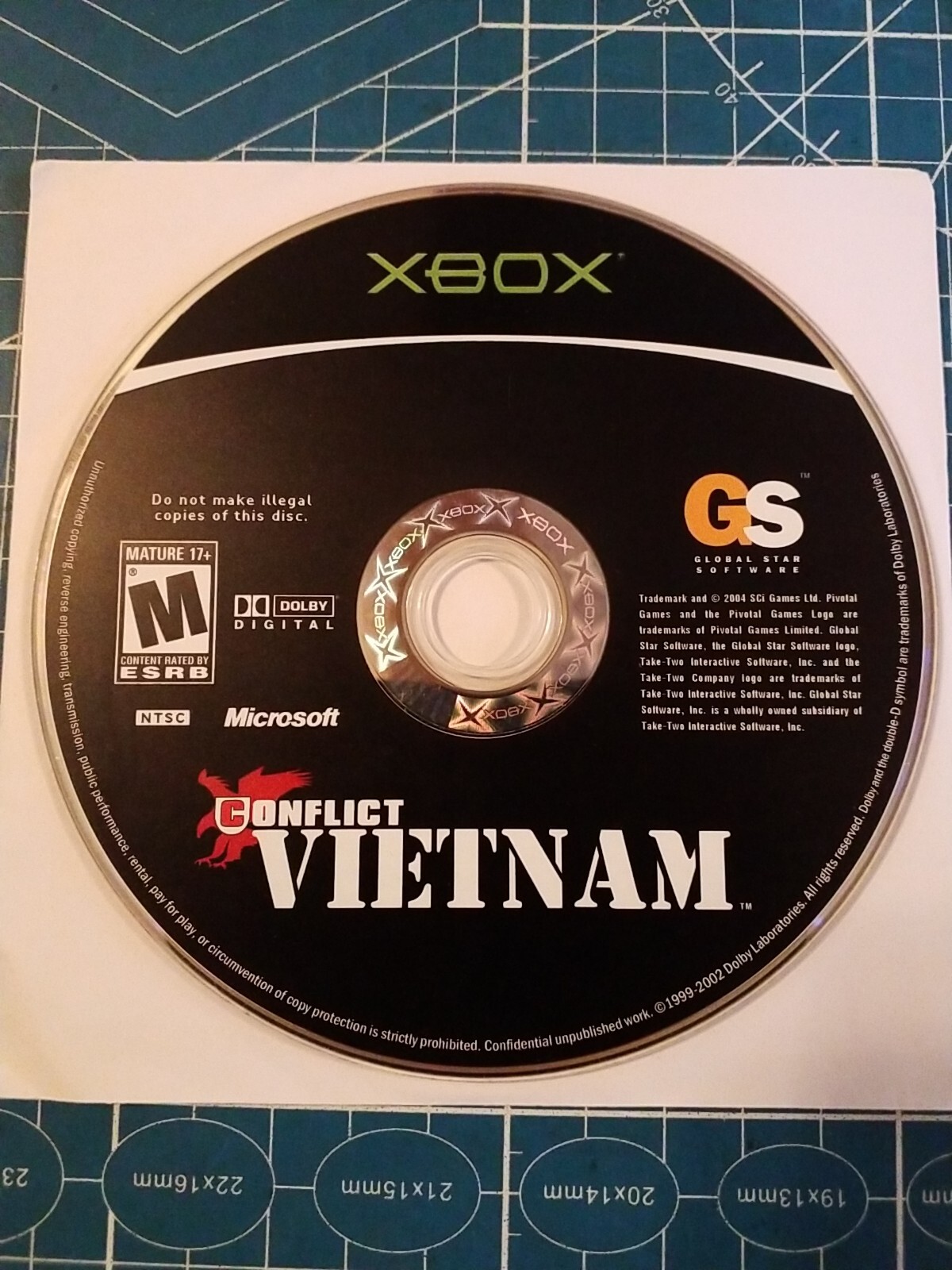 Conflict Vietnam Original Xbox Disc Only V-63
