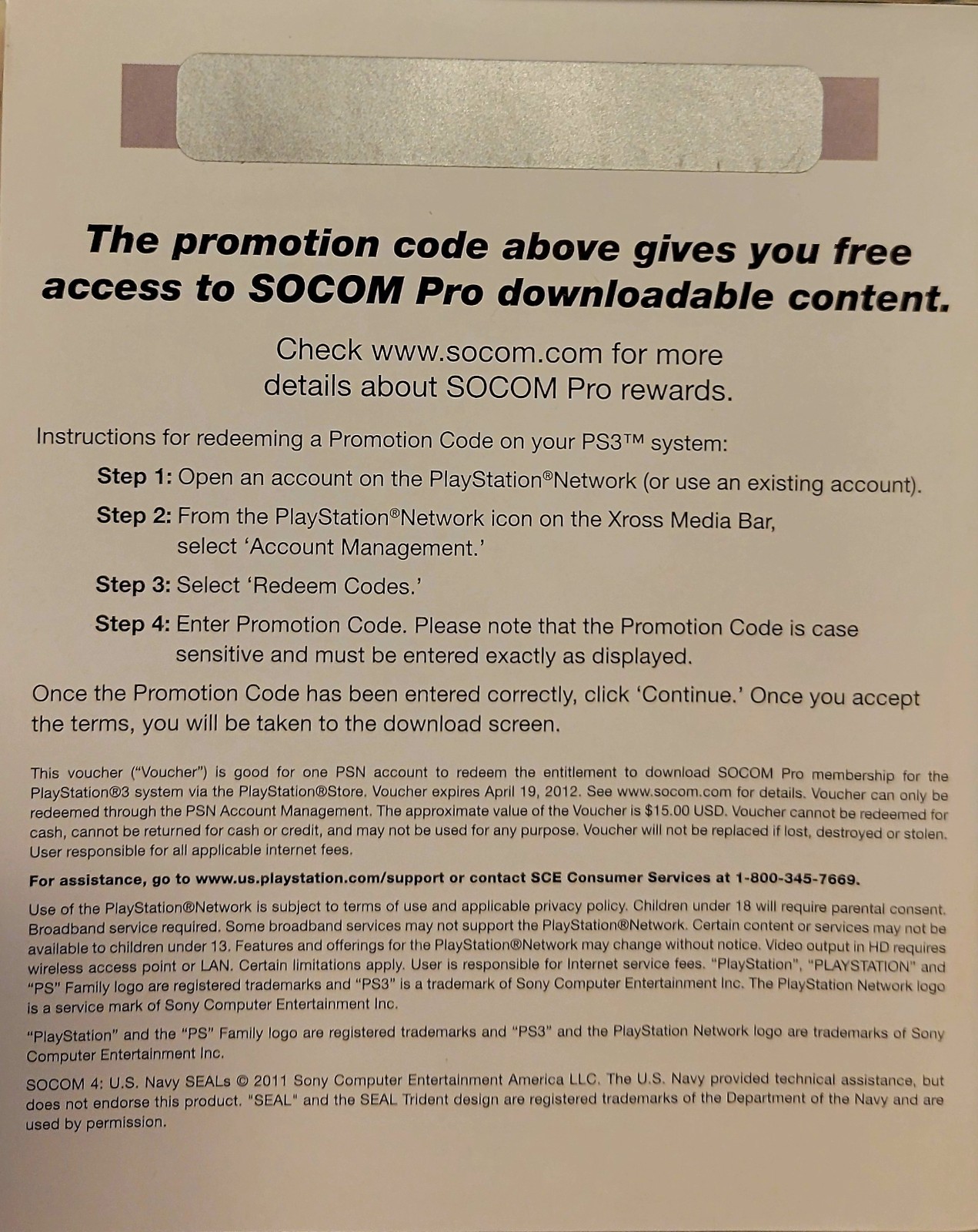 Socom Confrontation & Socom 4 (Sony PlayStation 3 PS3) CIB/ TESTED/ MANUAL