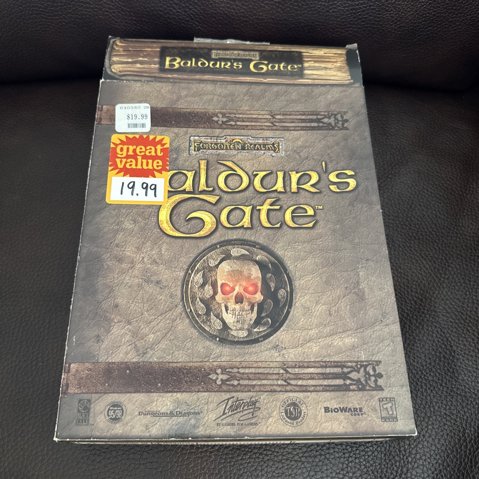Baldur’s Gate: Forgotten Realms (1998) PC Video Game Big Box 5 CDs CIB