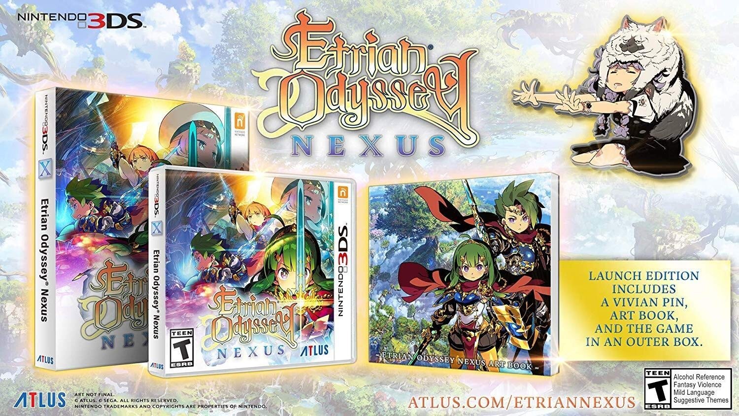 ETRIAN ODYSSEY NEXUS – Nintendo 3DS, Brand New